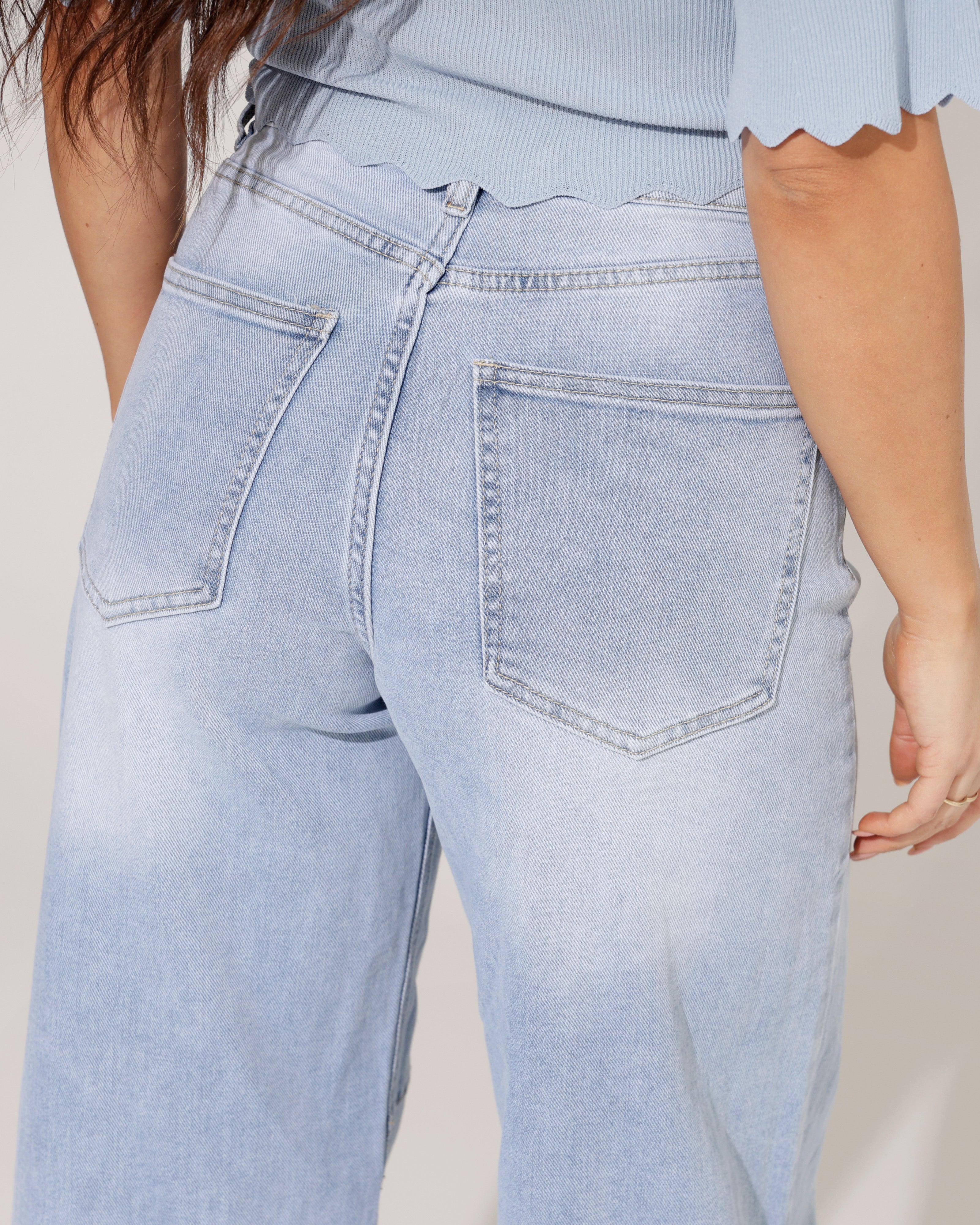 Laulia - Barrel jeans Melie-3 Lichtblauw