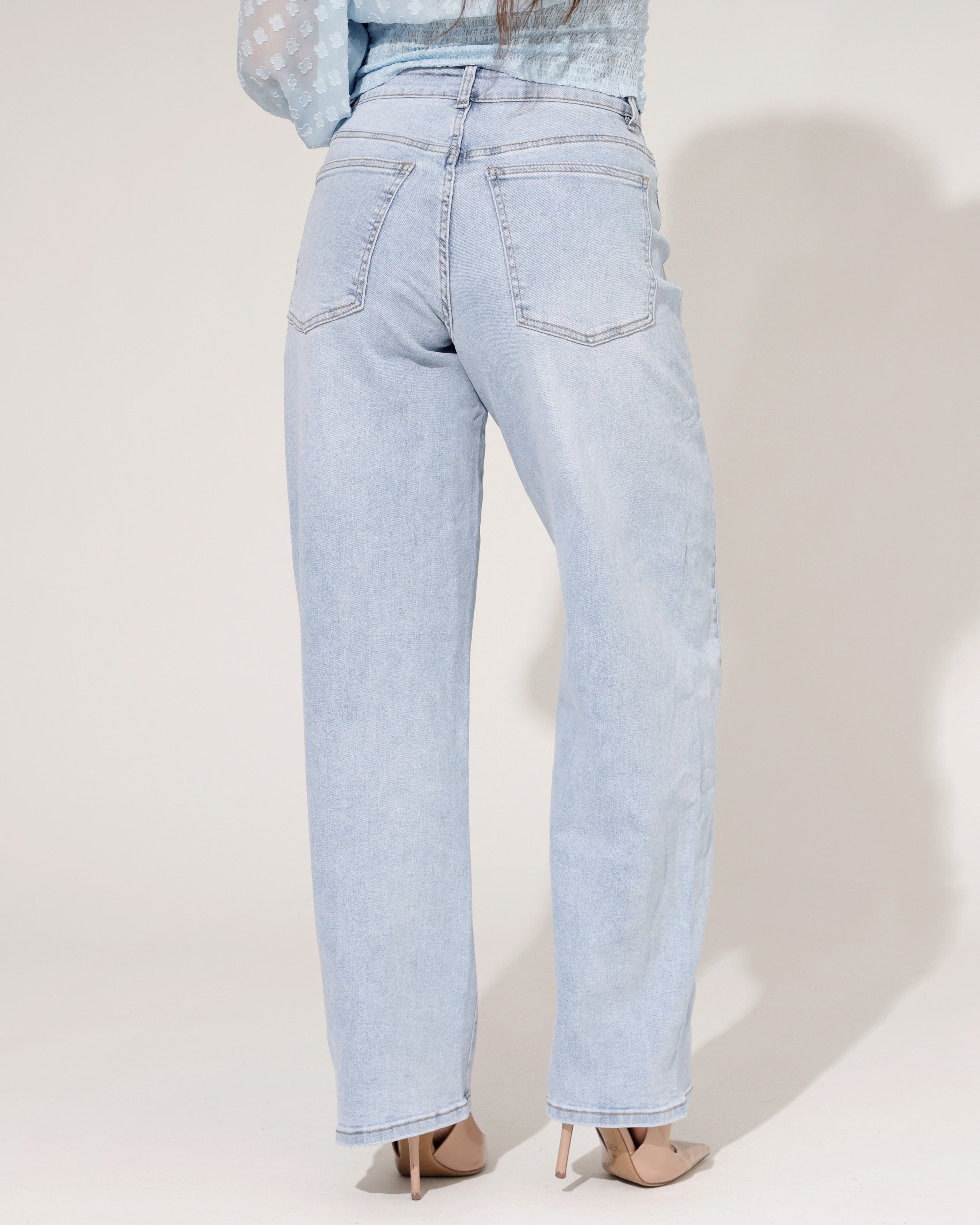 Norfy | Barrel jeans Bibi-1 Lichtblauw