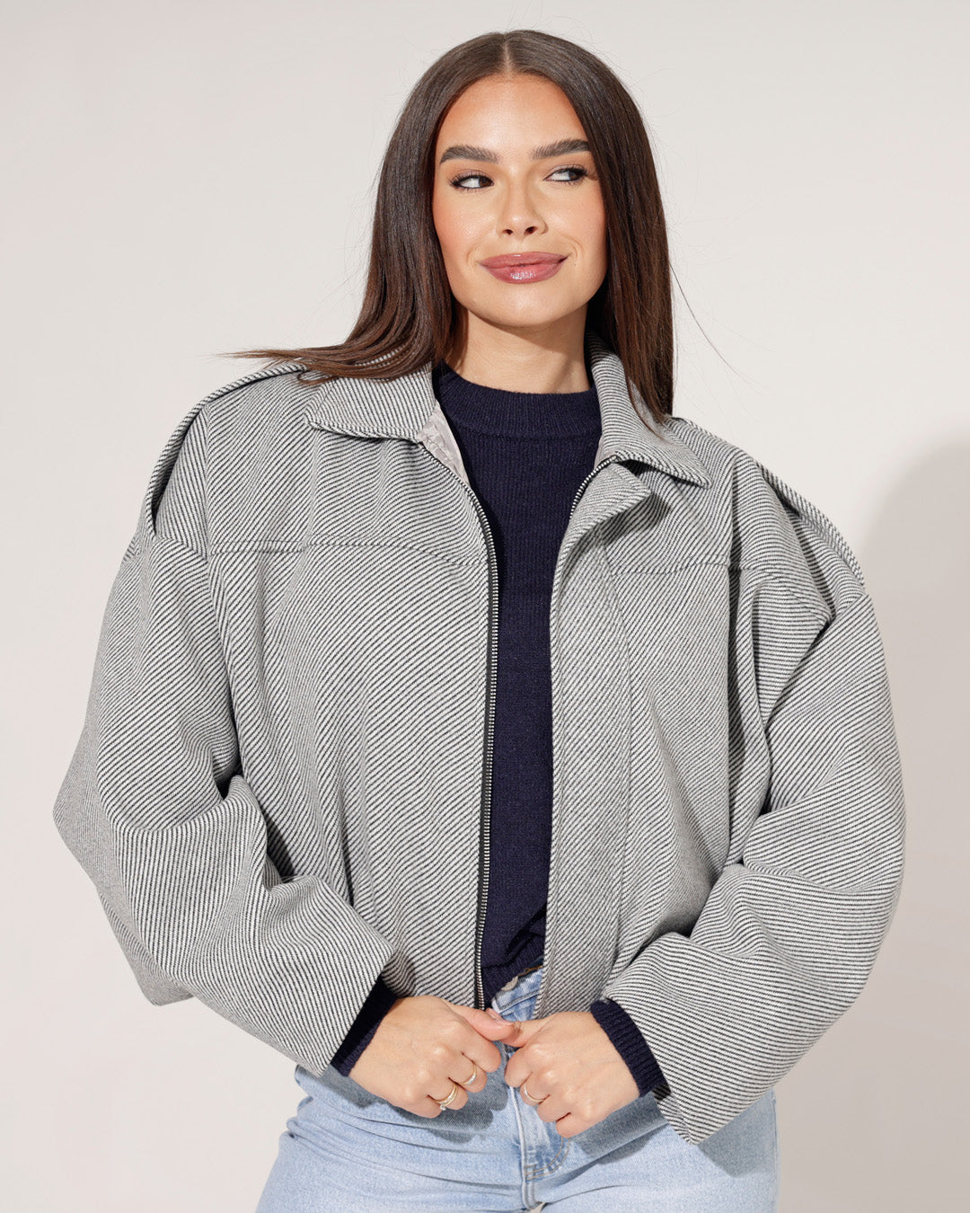 Jacket Suze Grijs