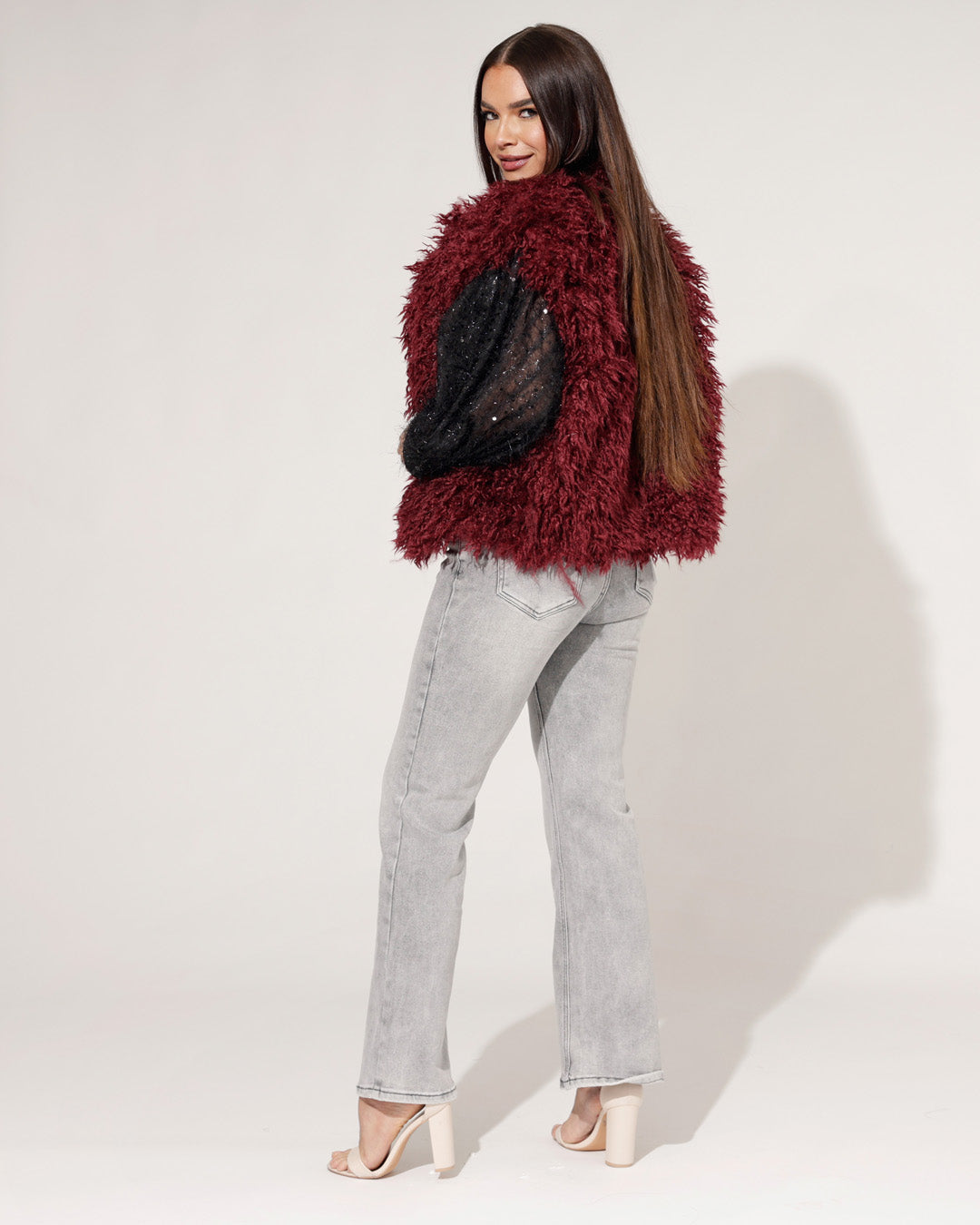 Redseventy | Flared jeans Kelly-21 Grijs