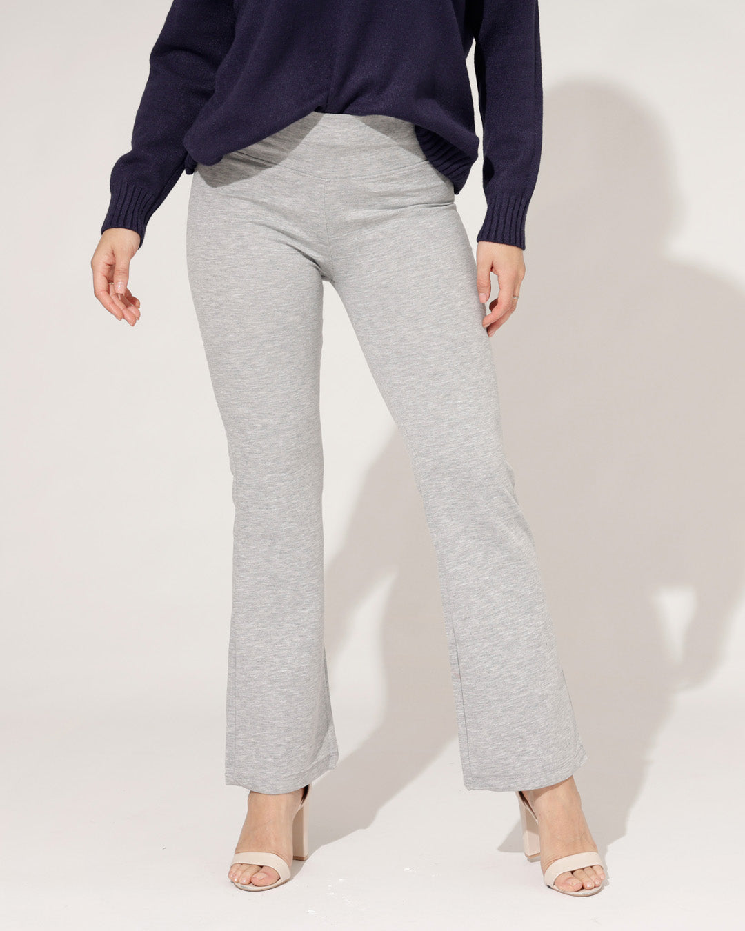 Flared broek Liza Grijs