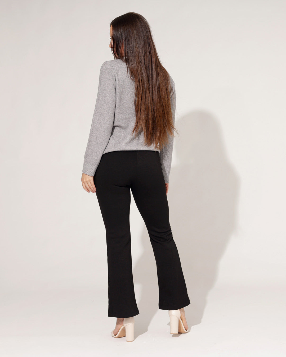 Flared broek Lynn Zwart