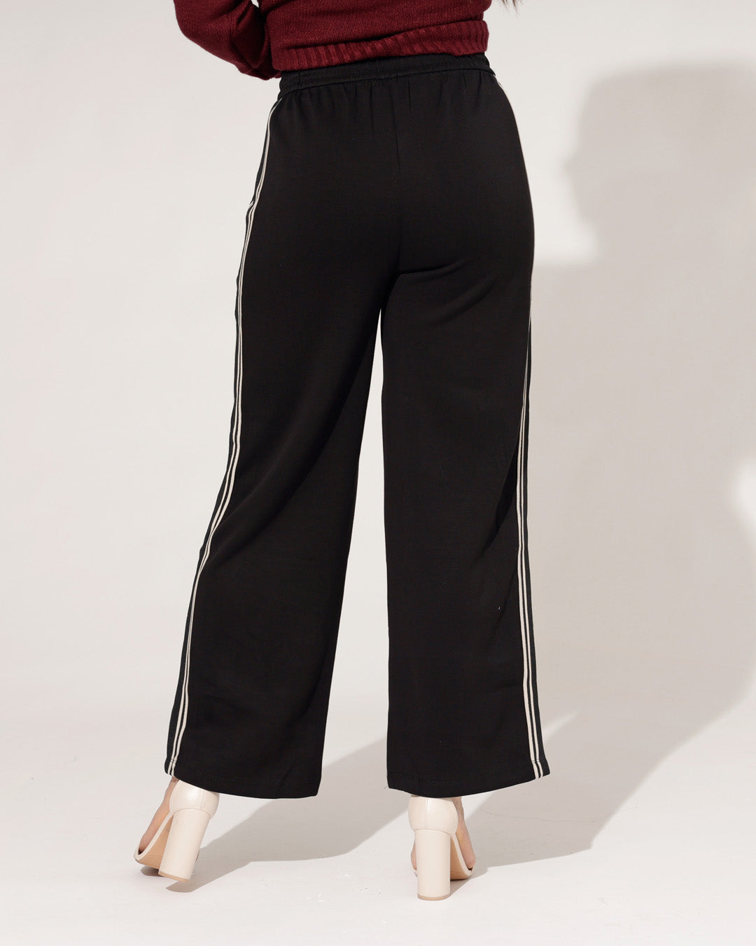 Wijde broek Bella Zwart
