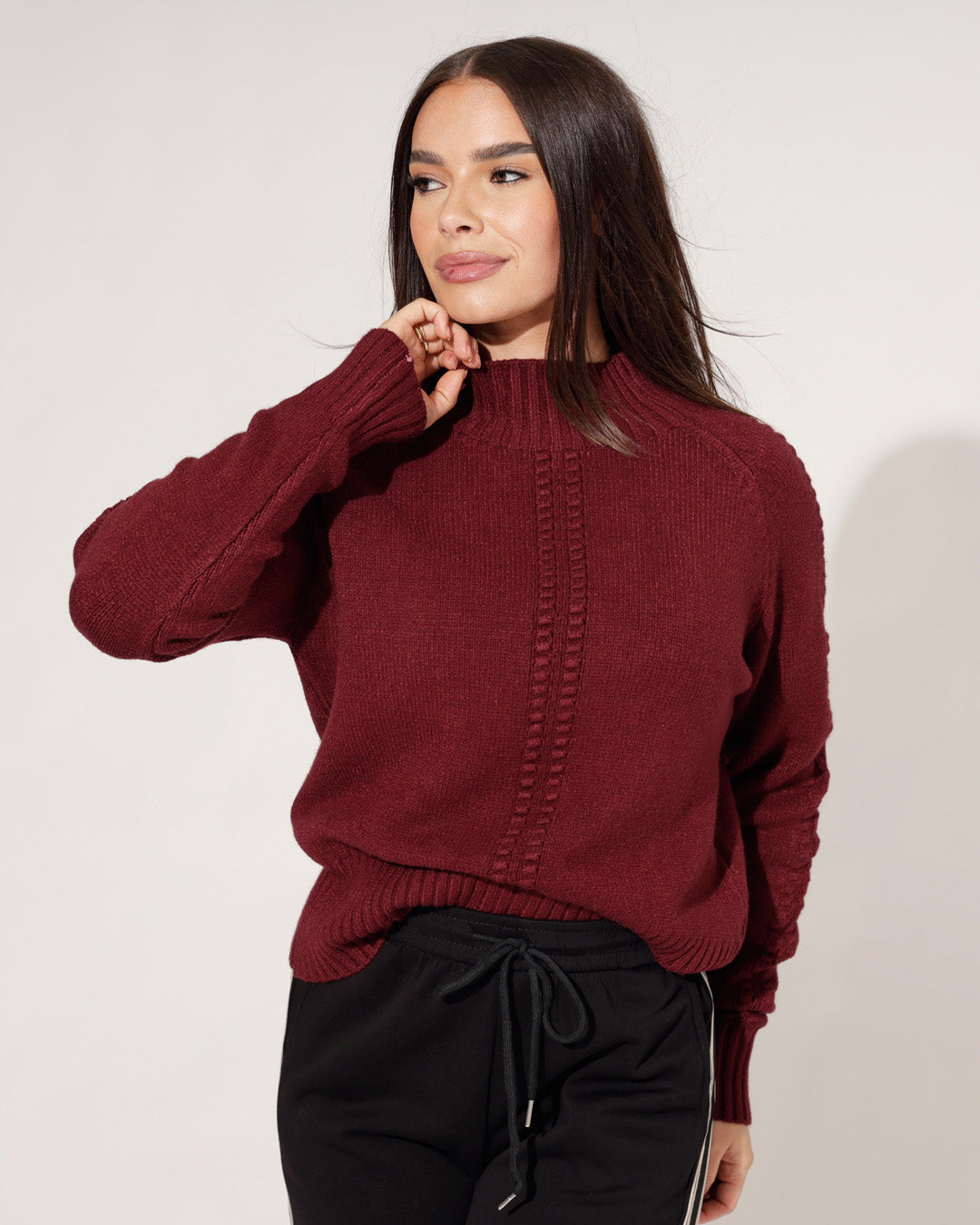 Trui Hindy Bordeaux