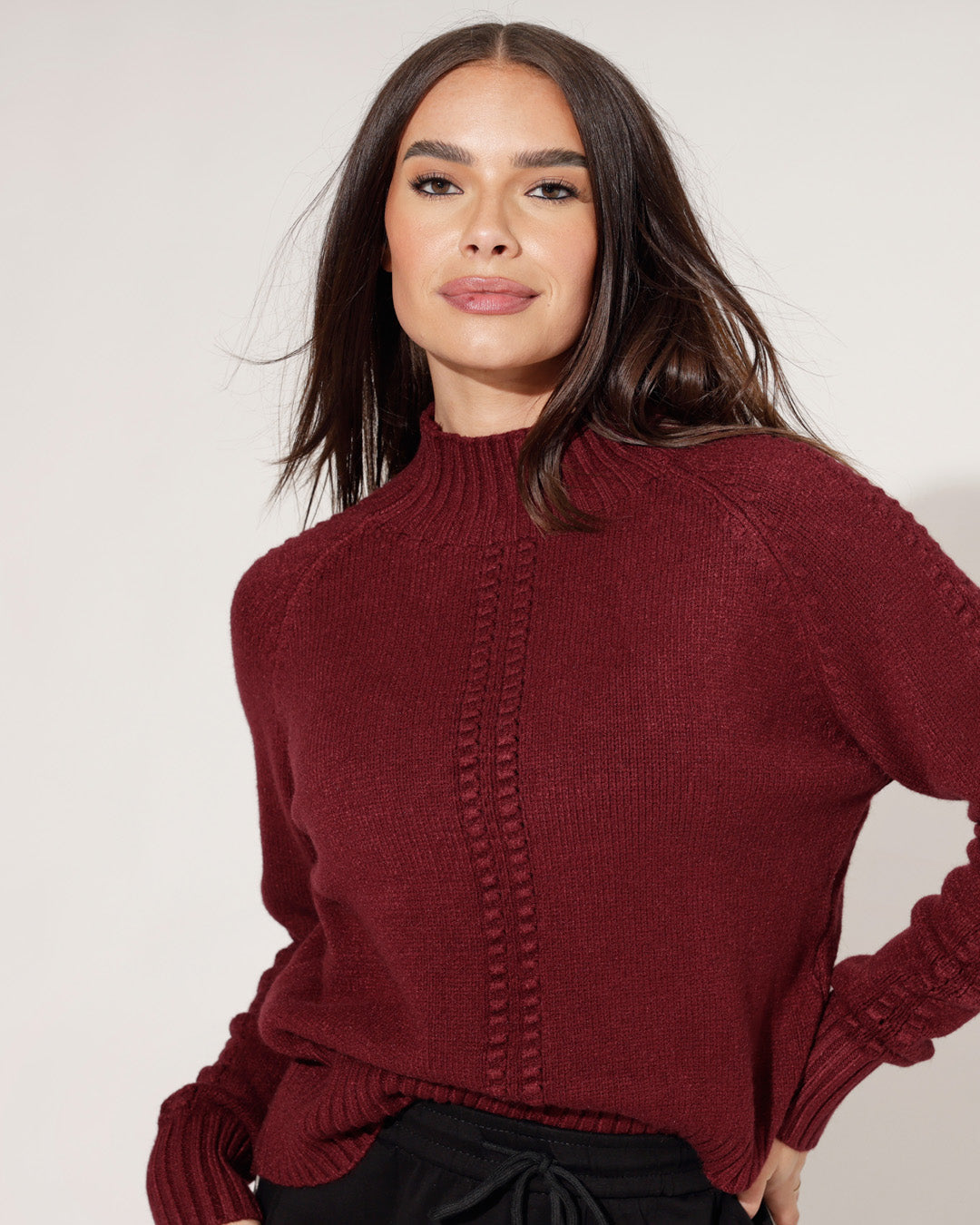 Trui Hindy Bordeaux