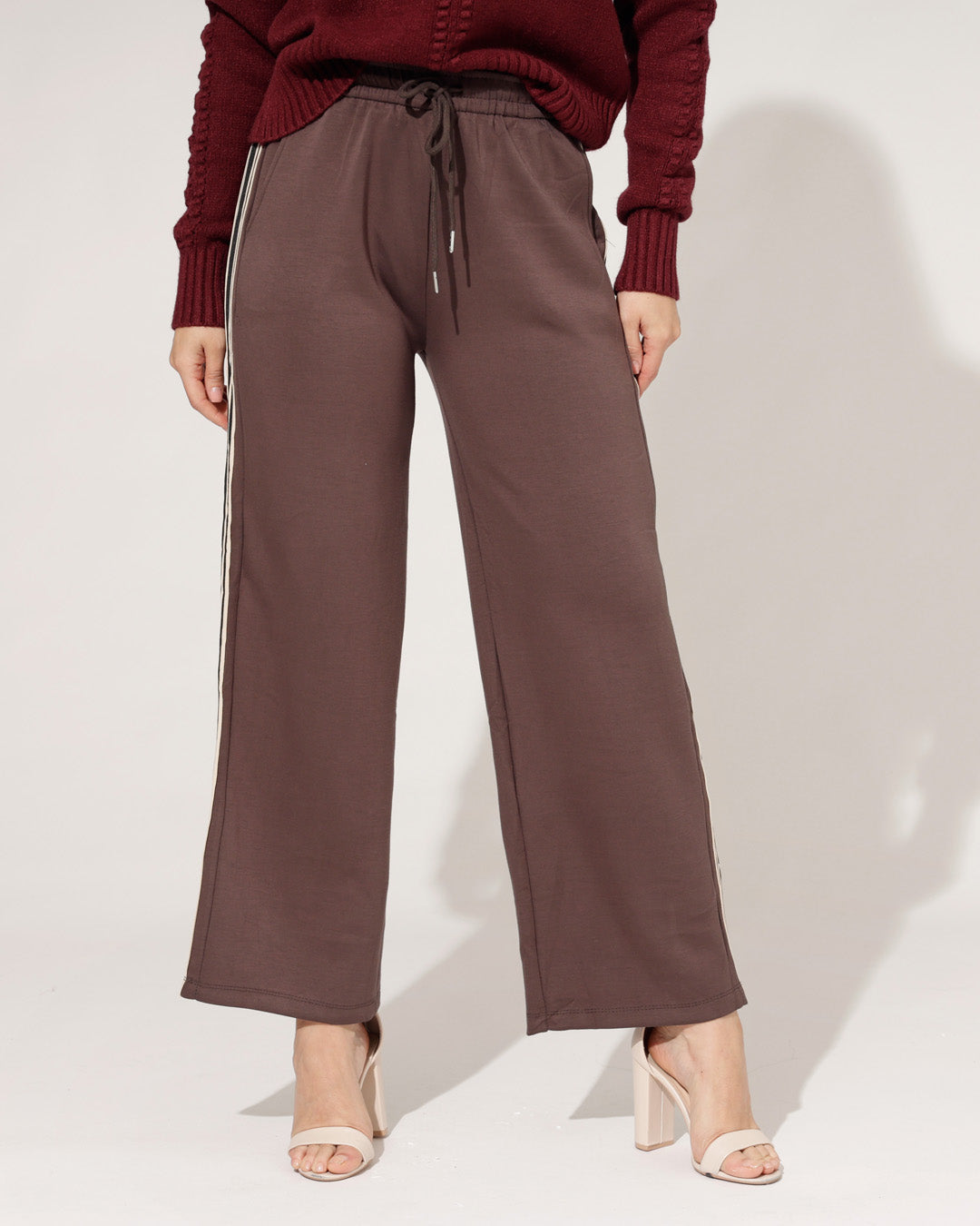 Wijde broek Bella Donkerbruin