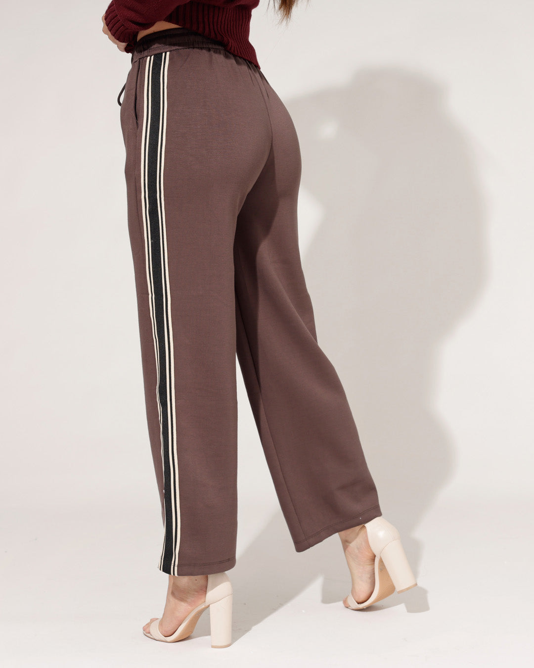 Wijde broek Bella Donkerbruin