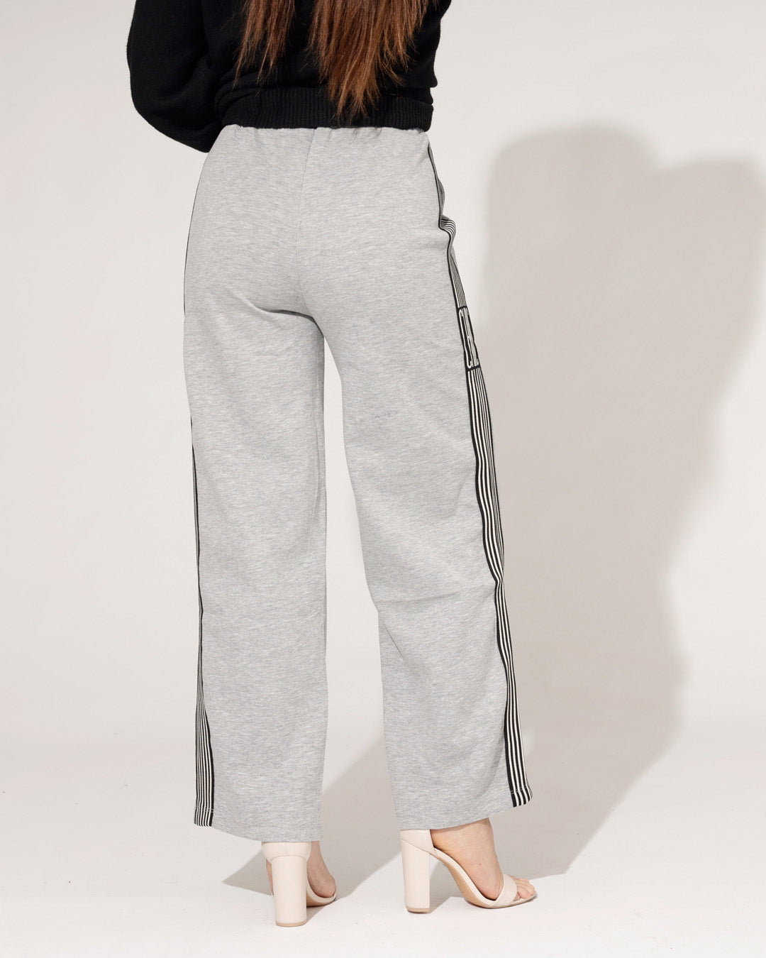 Wijde broek Mella Grijs