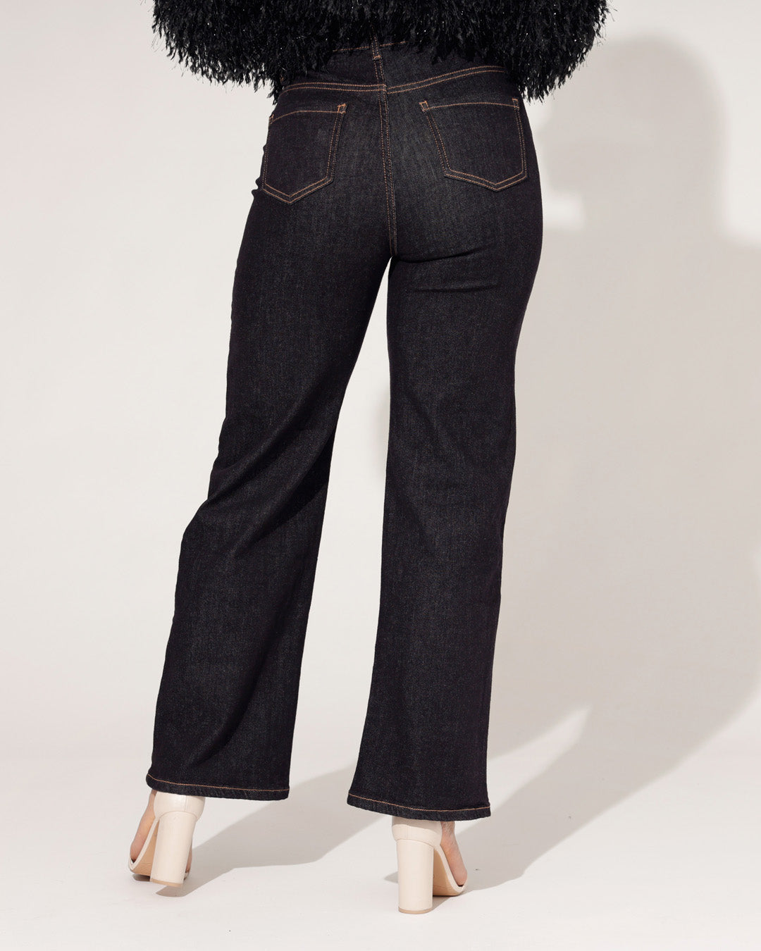 Redseventy | Wide leg jeans Kirsten-12 Donkerblauw
