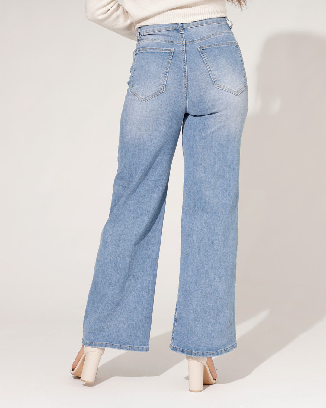 Ana & Lucy | Wide leg jeans Noe-LB1 Lichtblauw