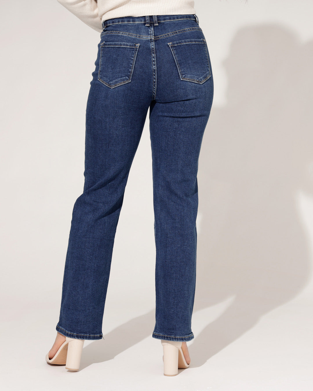 Norfy | Straight jeans Yara-1 Blauw