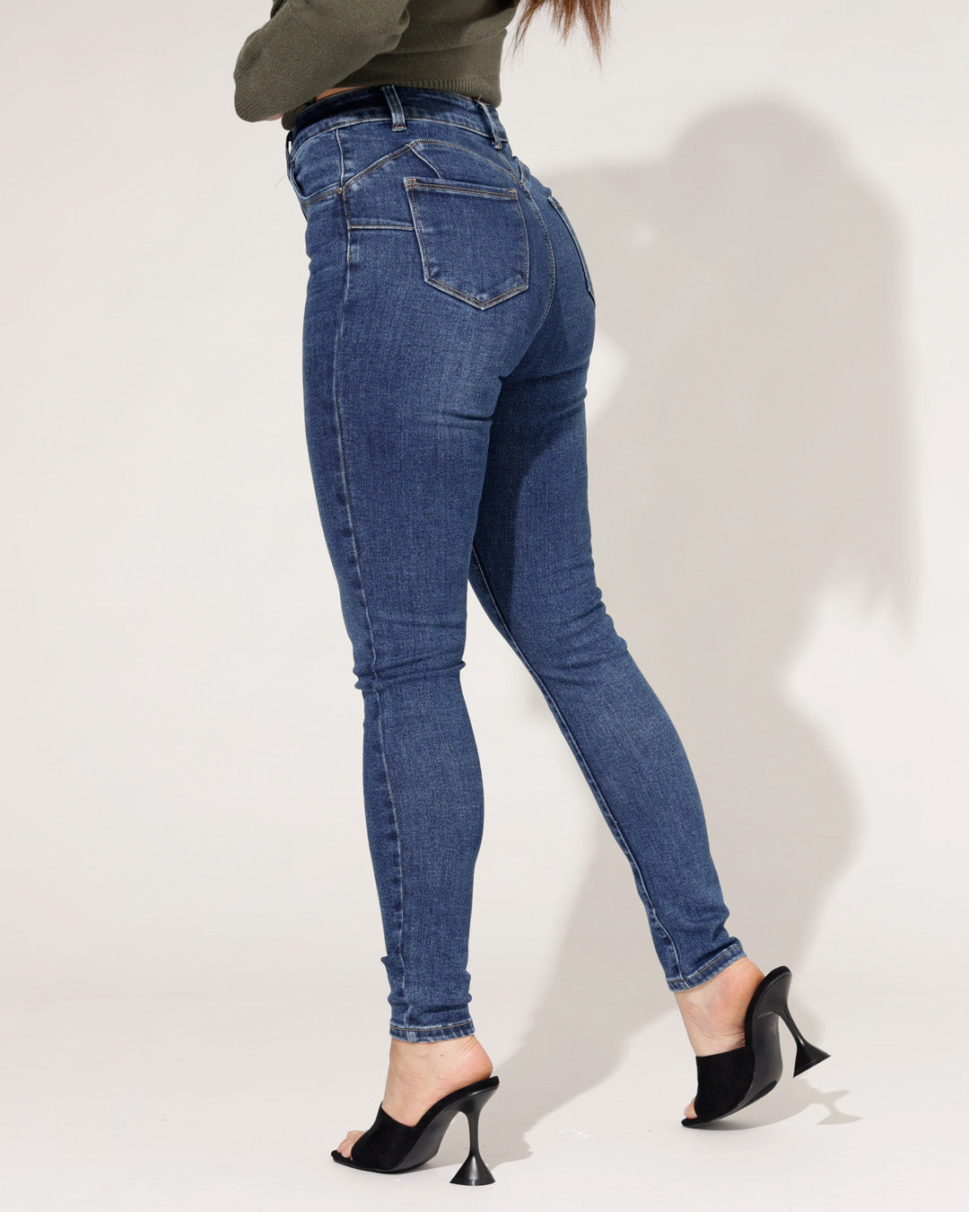 Goodies | Skinny jeans Karen Donkerblauw