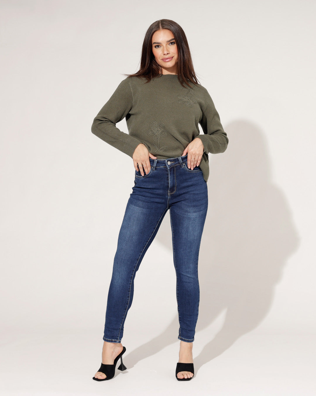 Redseventy | Mom jeans Kim-15 Blauw
