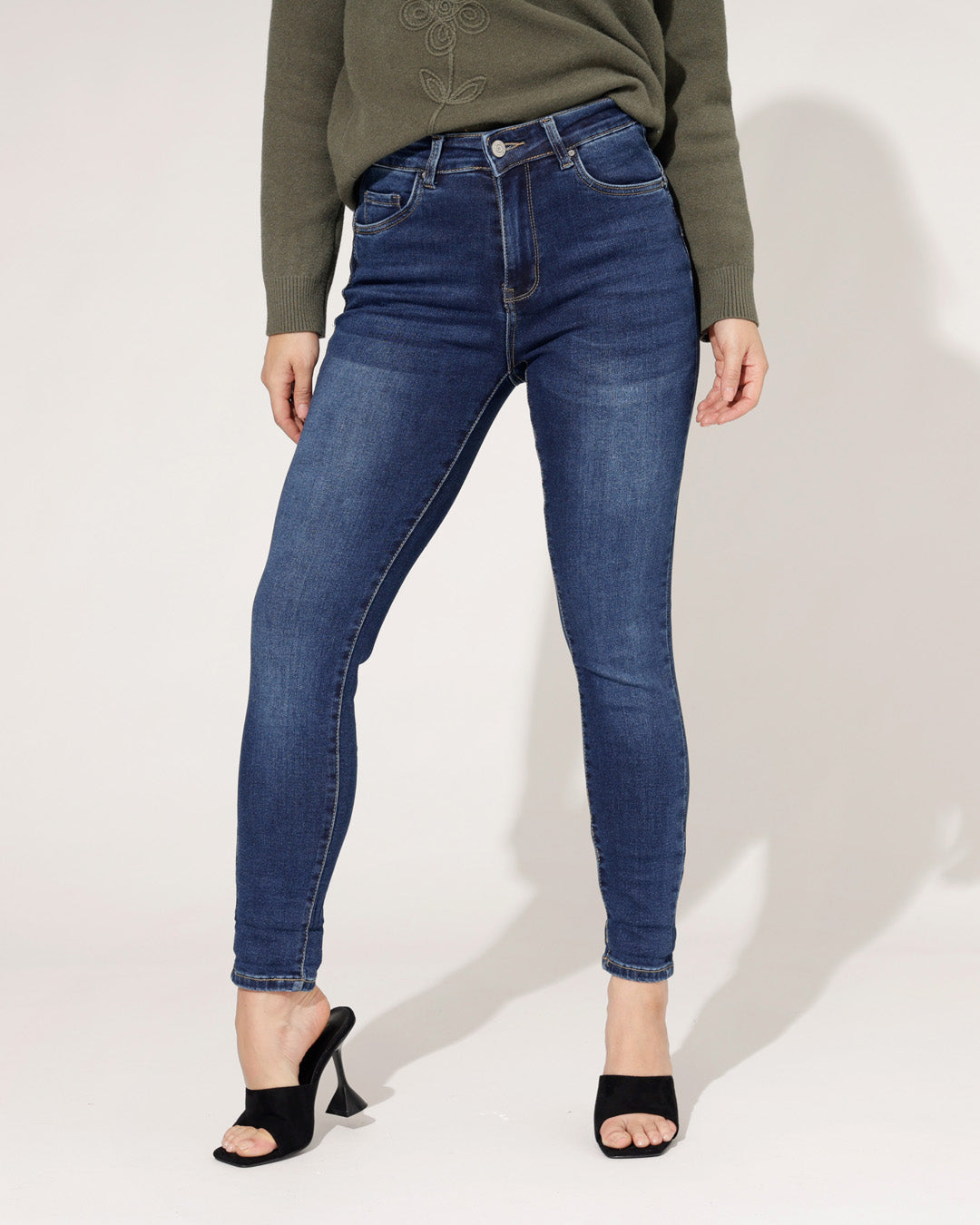 Redseventy | Mom jeans Kim-15 Blauw