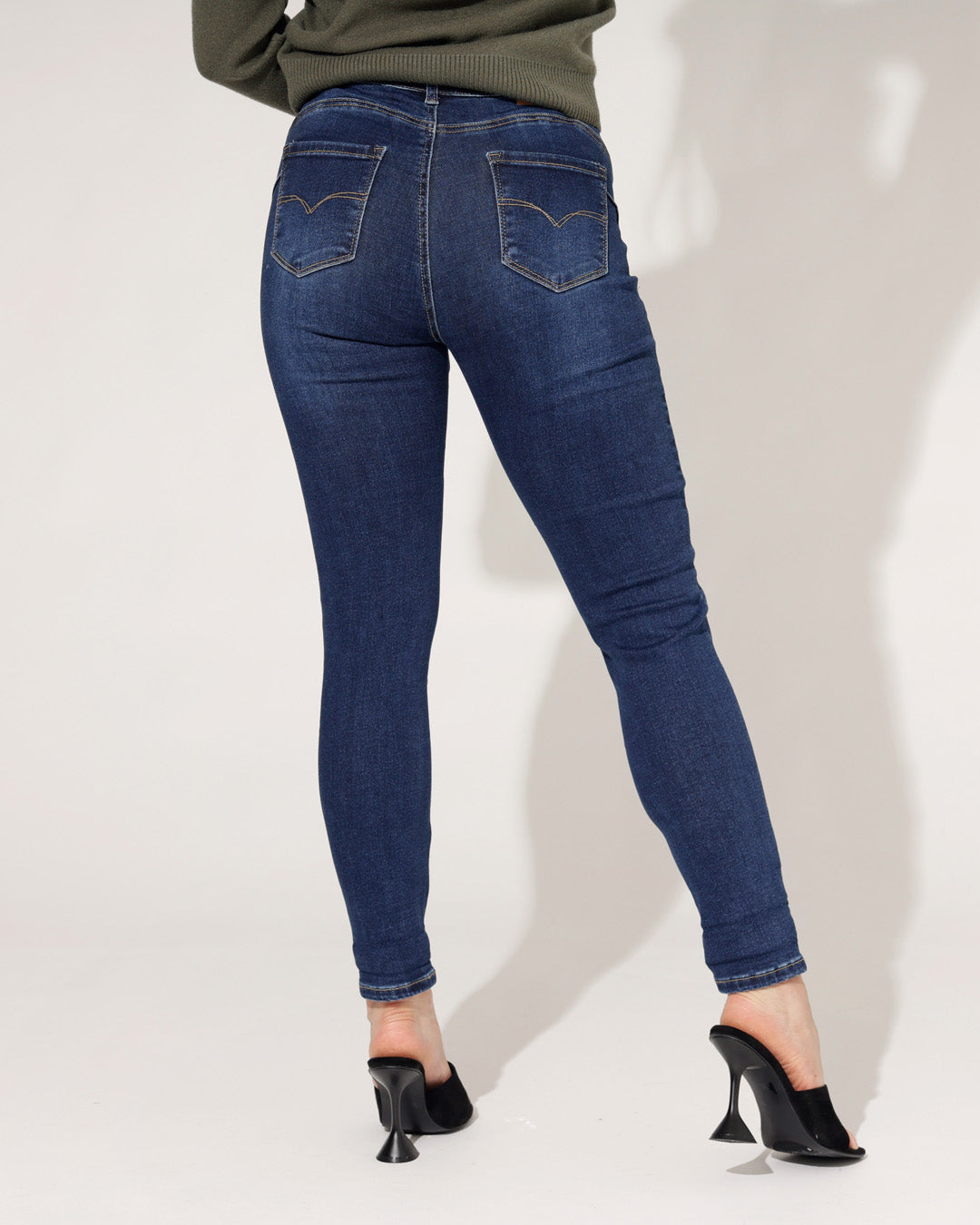 Redseventy | Mom jeans Kim-15 Blauw