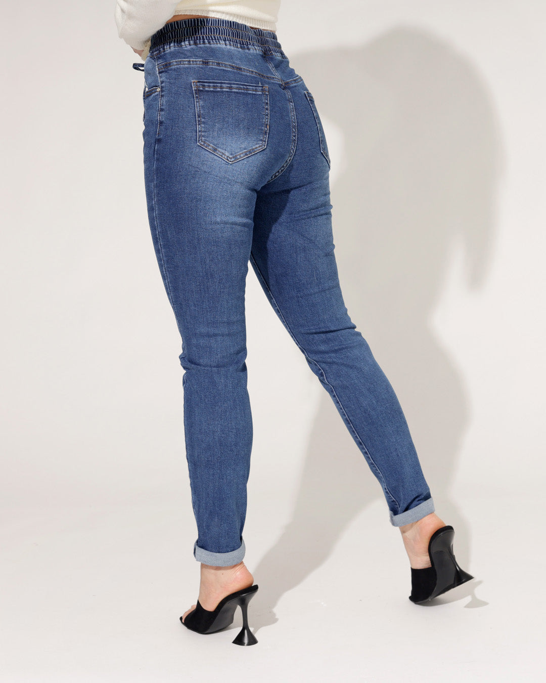 Miss RJ | Mom jeans Bibi Blauw