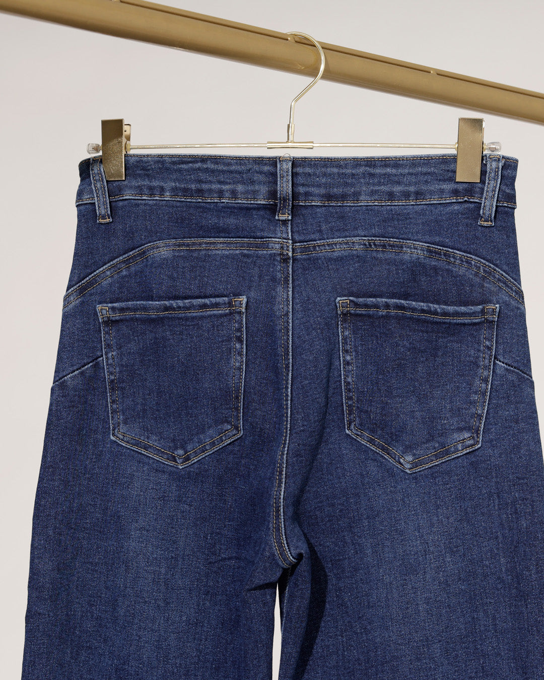Goodies | Wide leg jeans Selena Donkerblauw