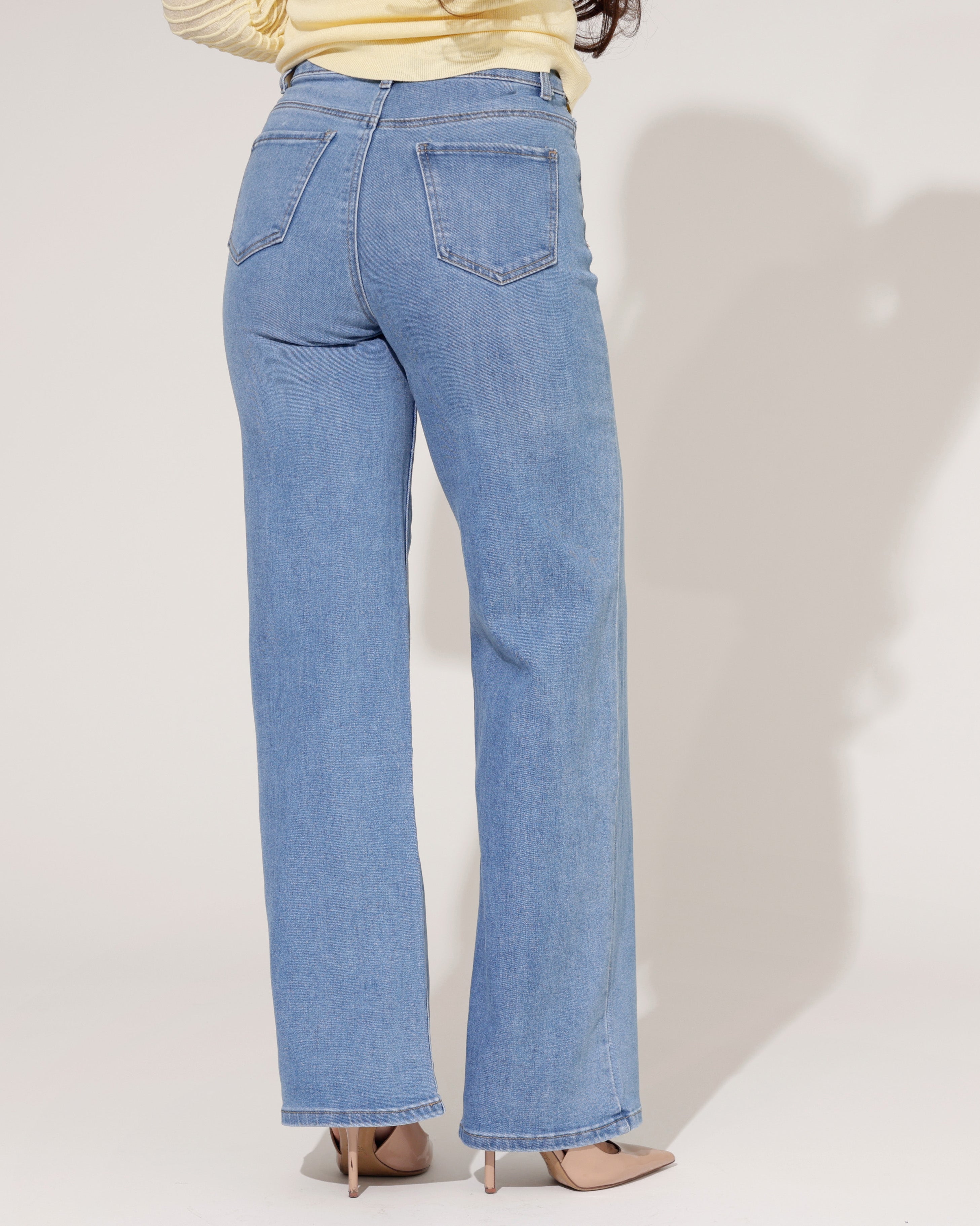 Goodies | Wide leg jeans Jenn Lichtblauw