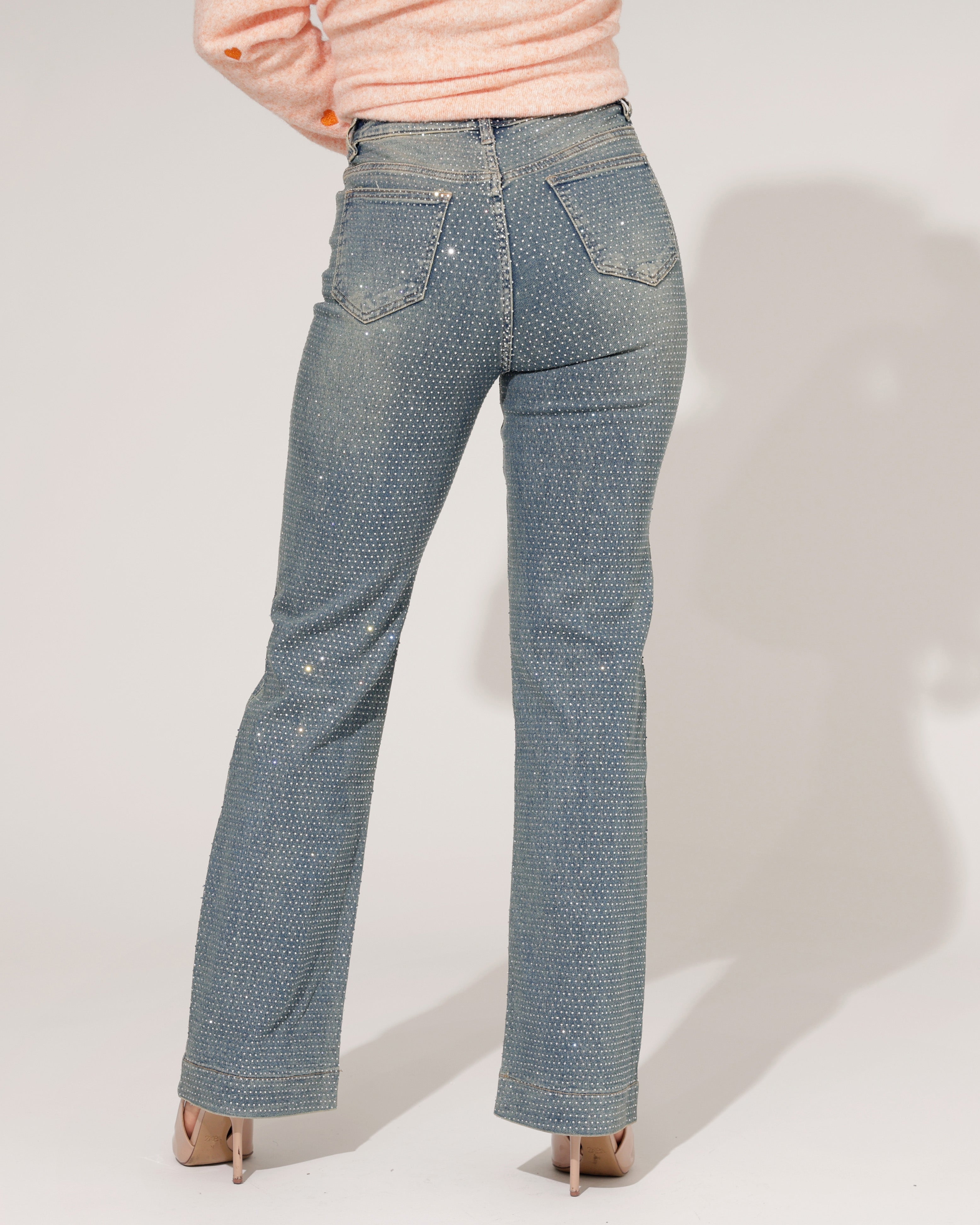 Folyrose | Straight jeans Reza Blauw