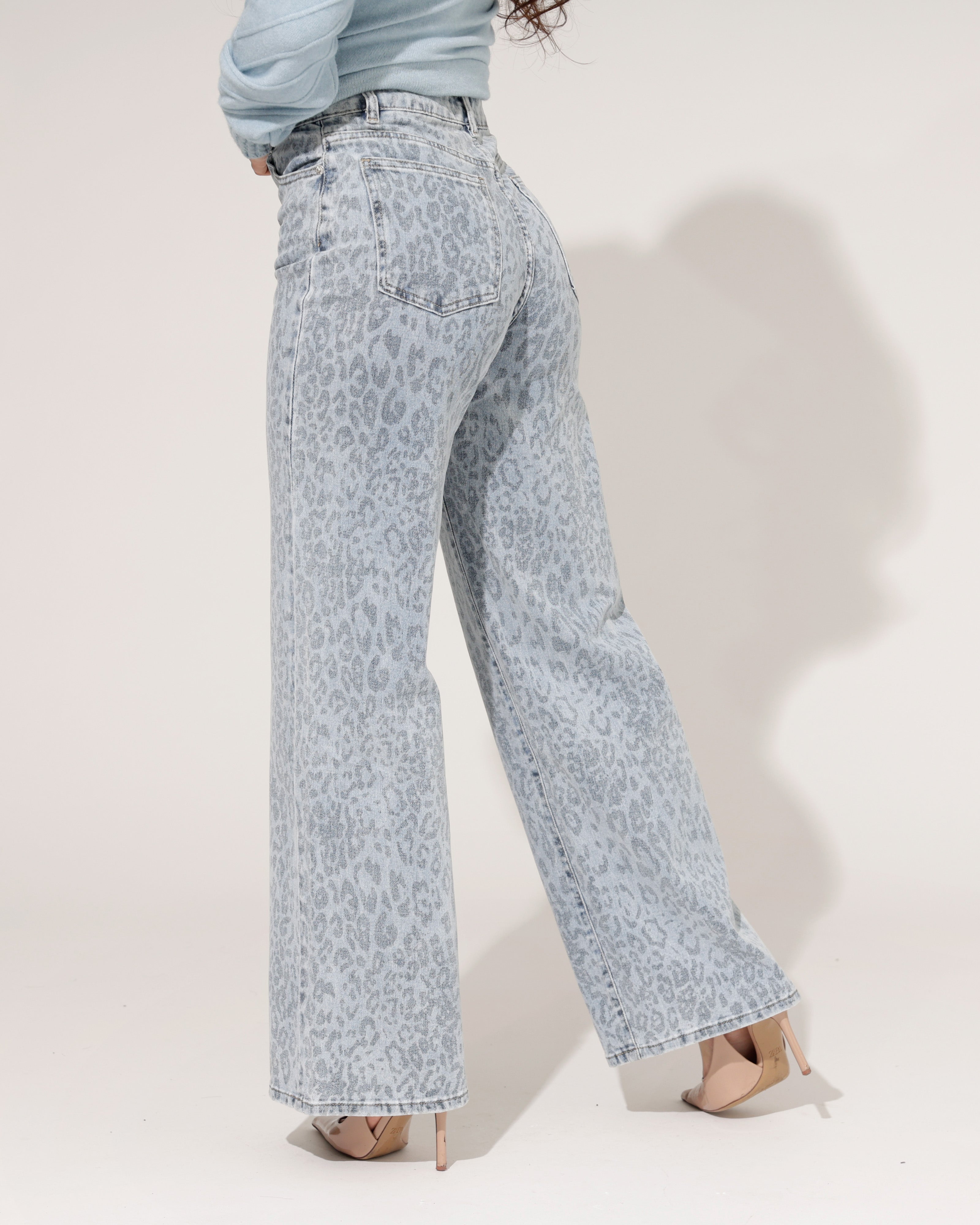 Laulia | Wide leg jeans Joey-1 Lichtblauw