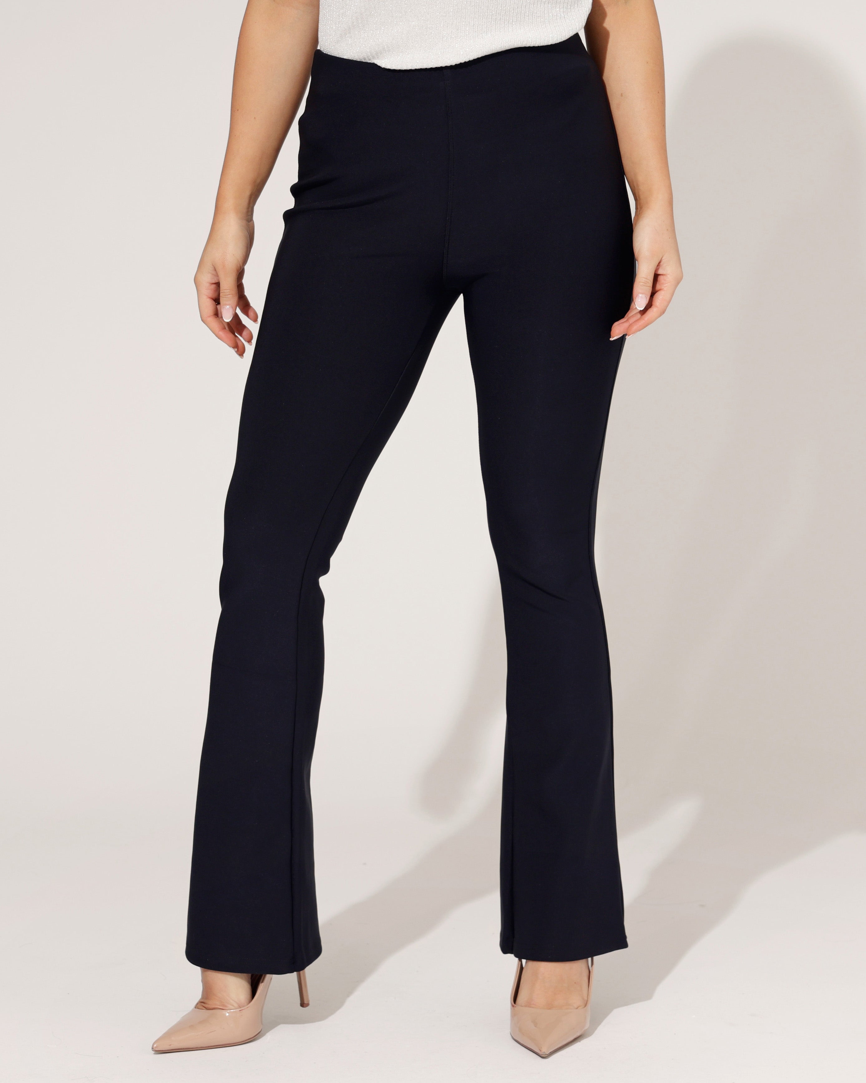 Yu & Me | Flared broek Lulu Donkerblauw