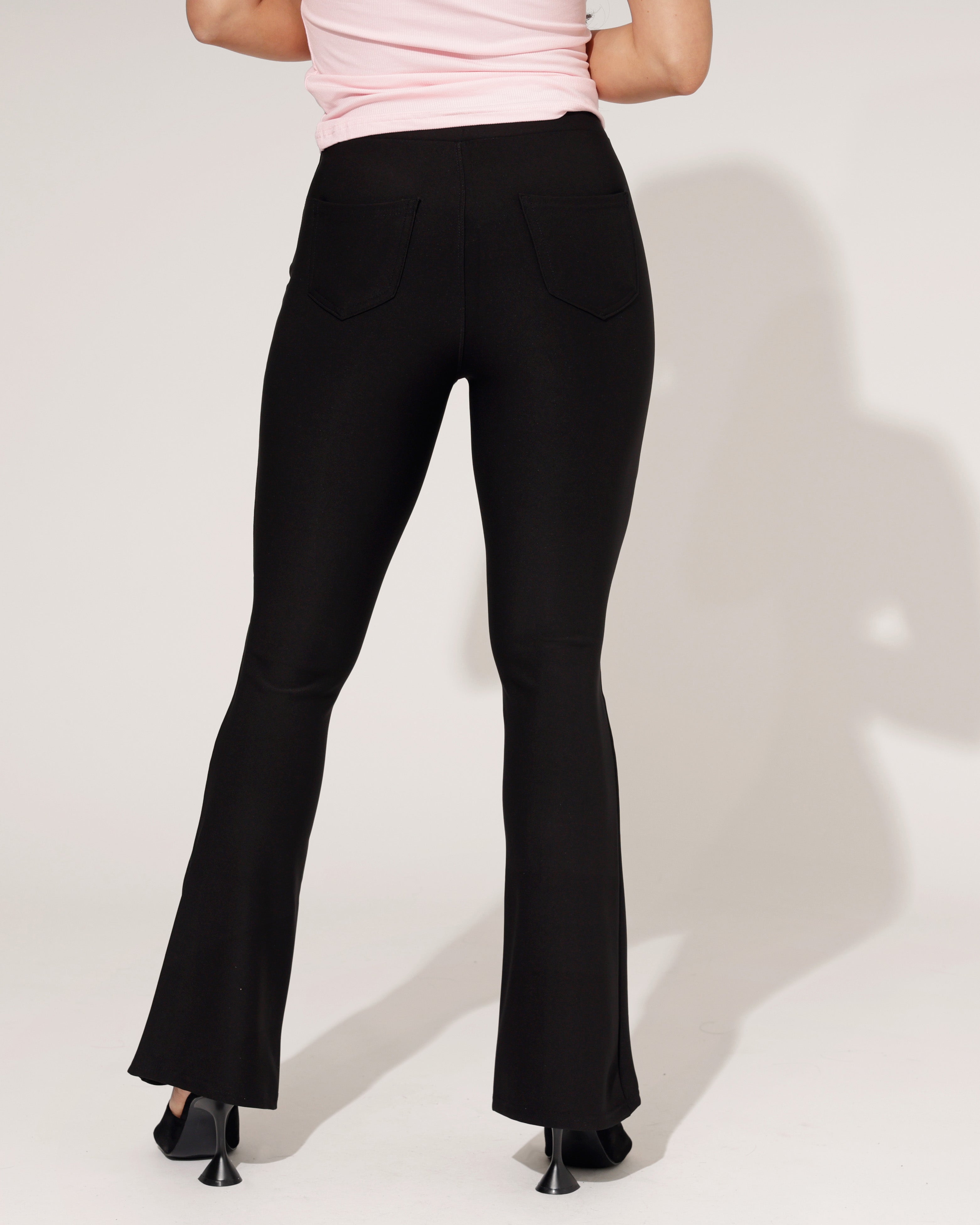 Yu & Me | Flared broek Lulu Zwart