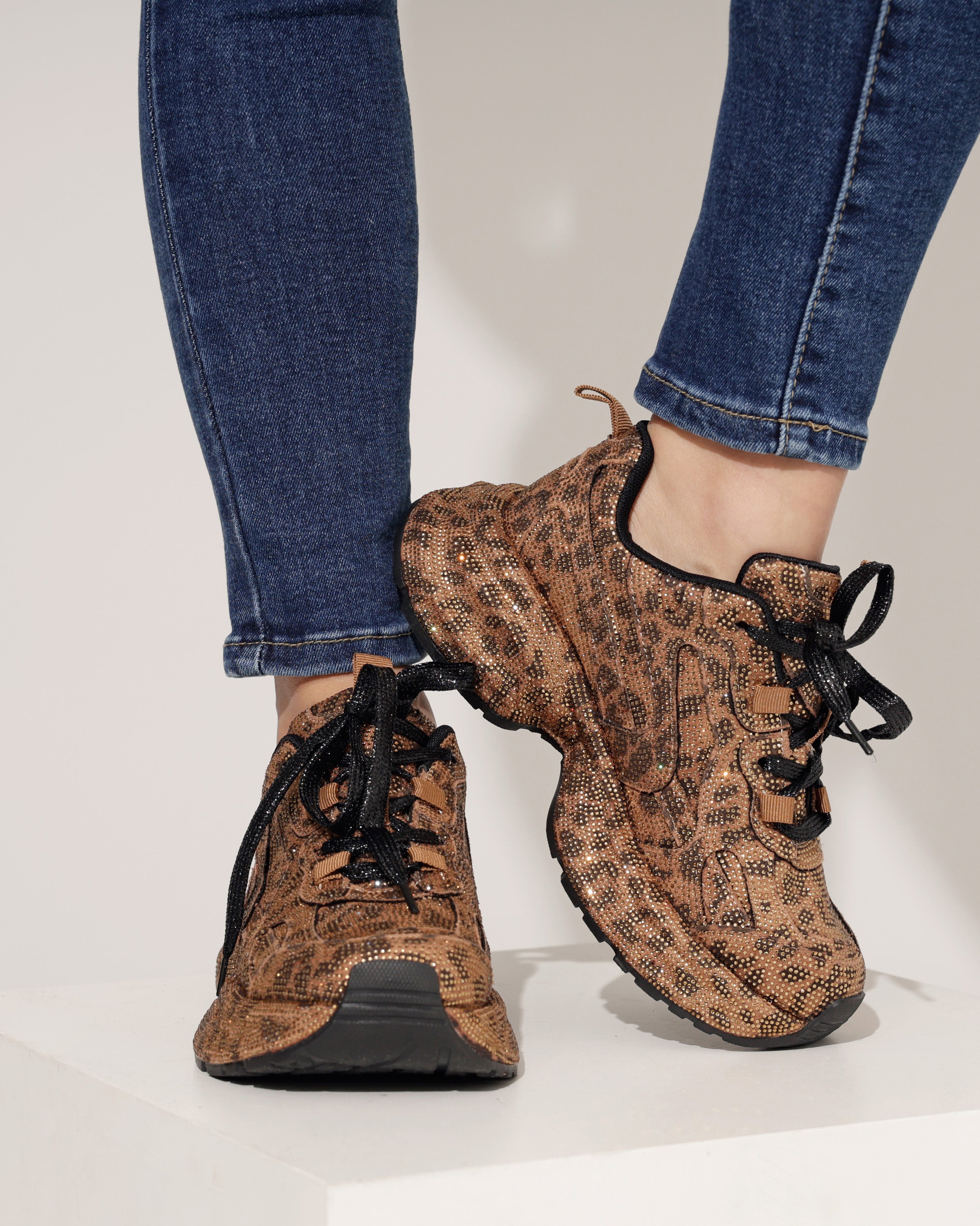 Sneaker Bella Panter Bruin