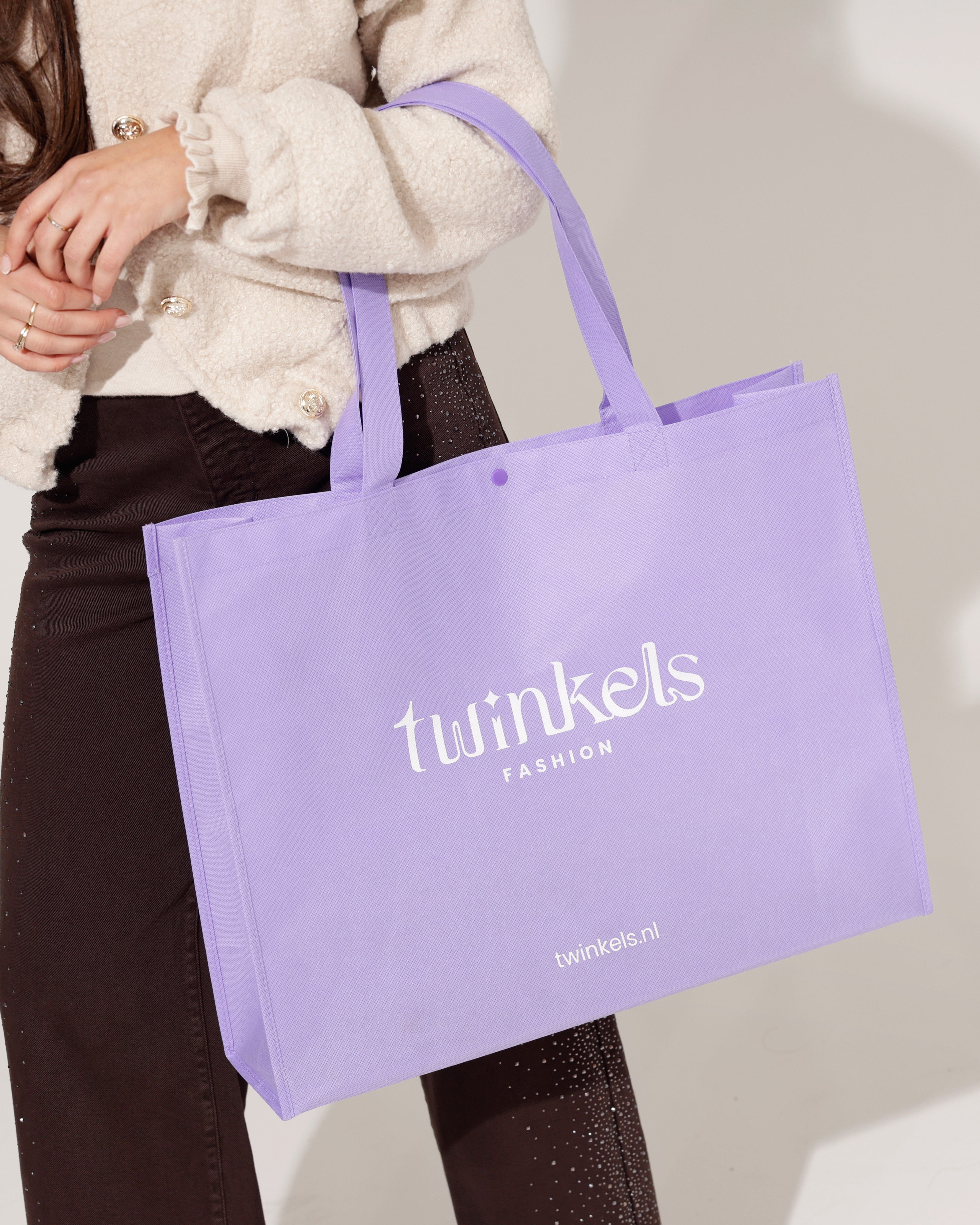 Paarse shopper Twinkels Fashion