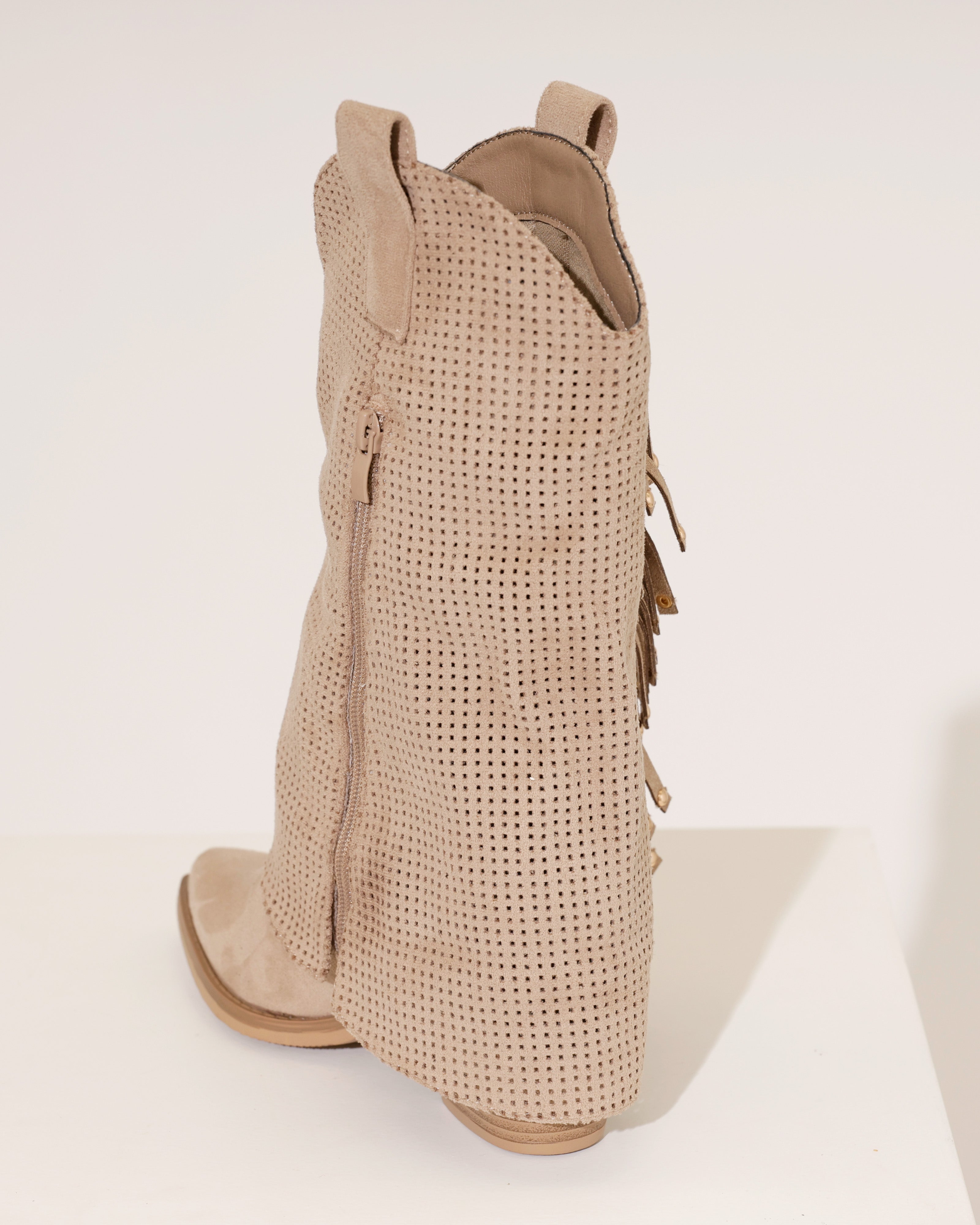 Cowboylaars Mila Taupe