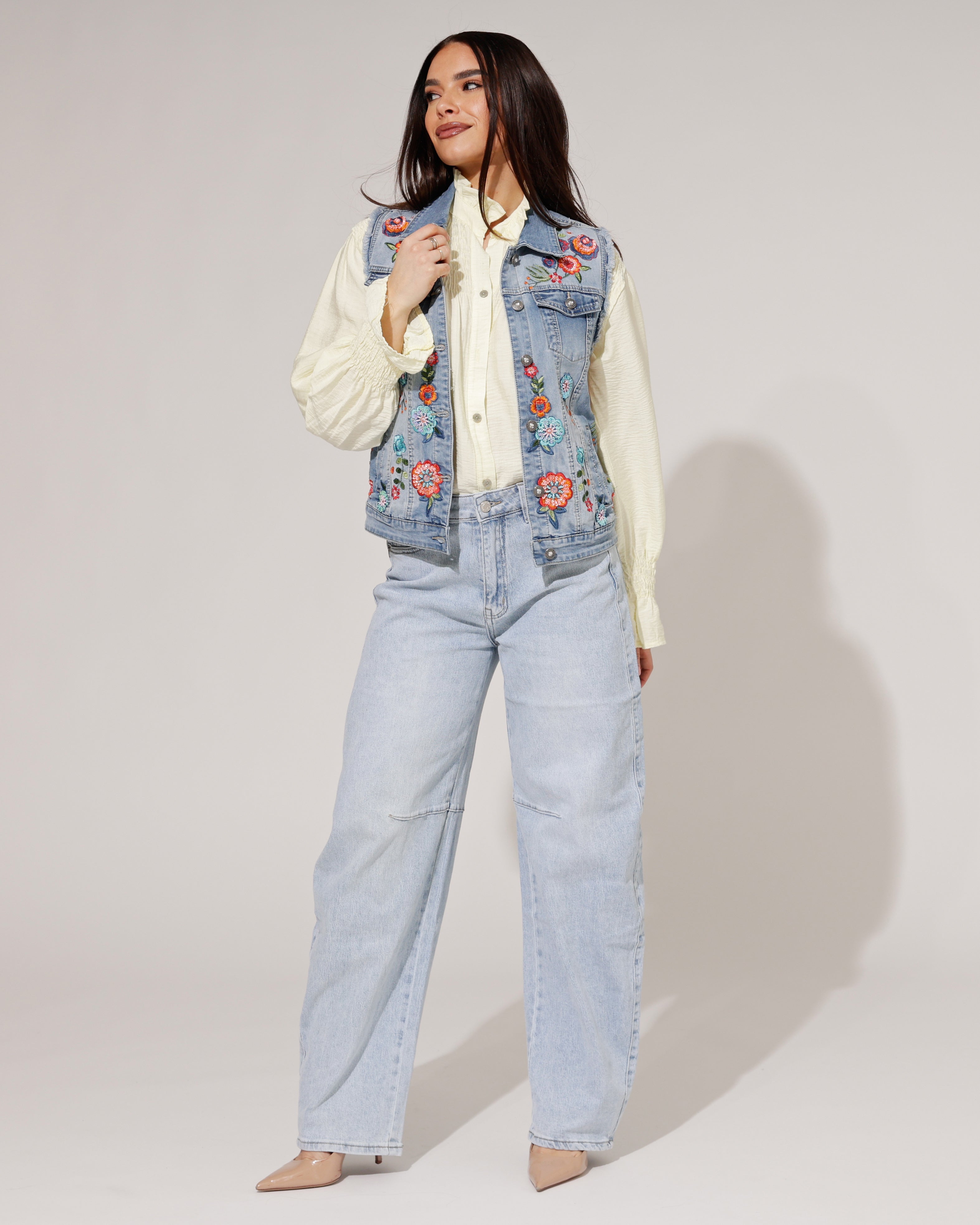 ZAC & ZOE | Spijkergilet Noor Blauw