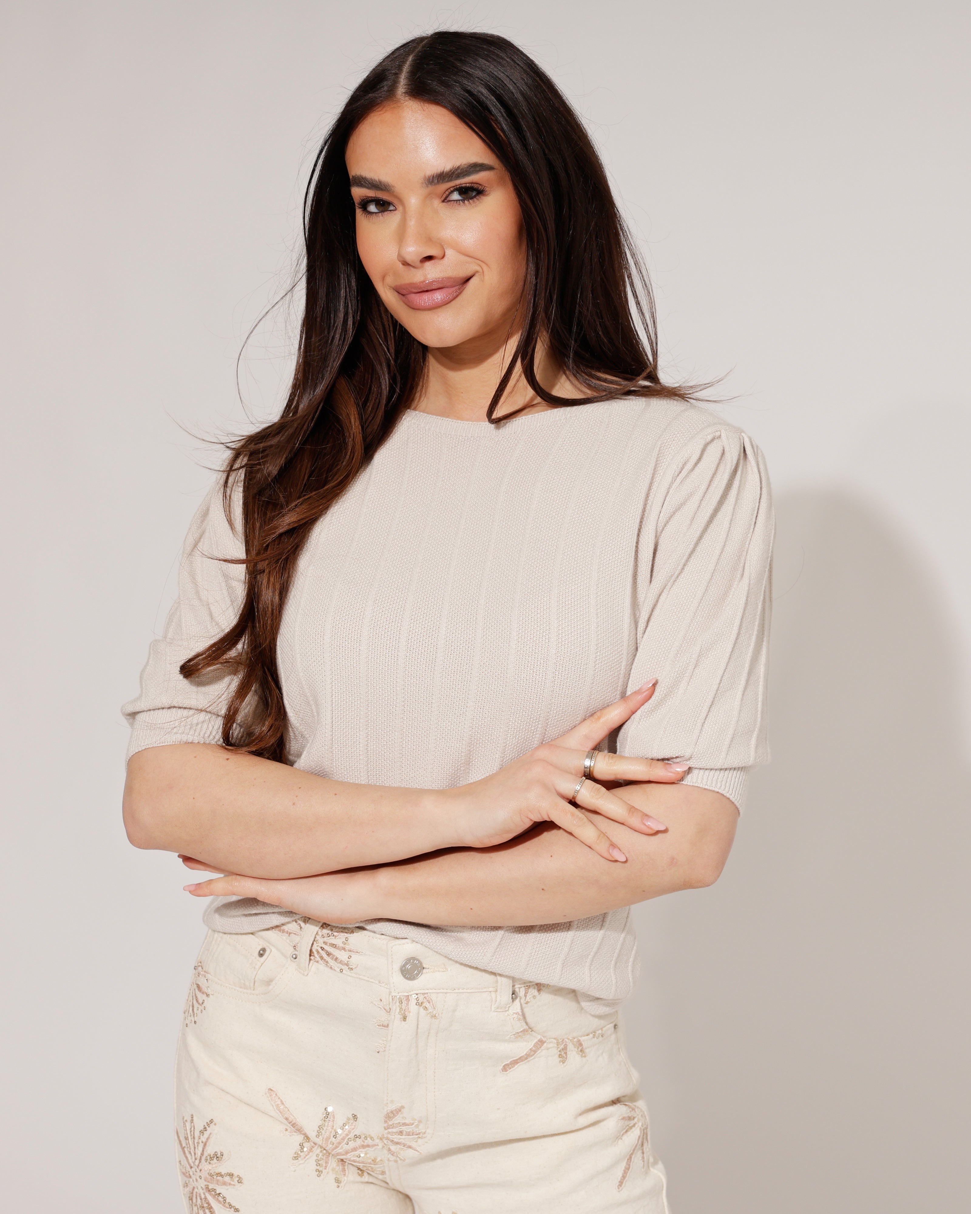 Top Evie Beige