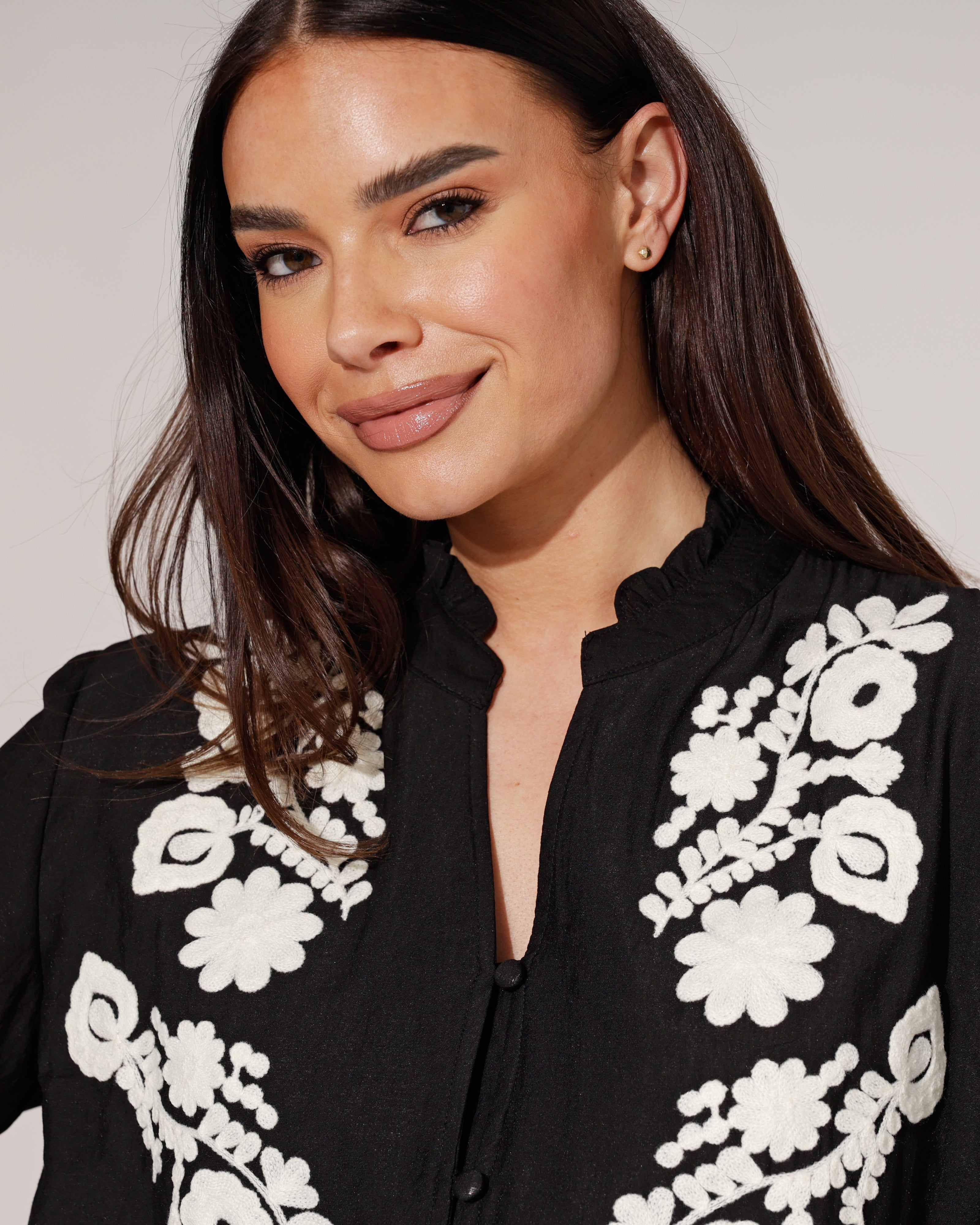 Blouse Milena Zwart