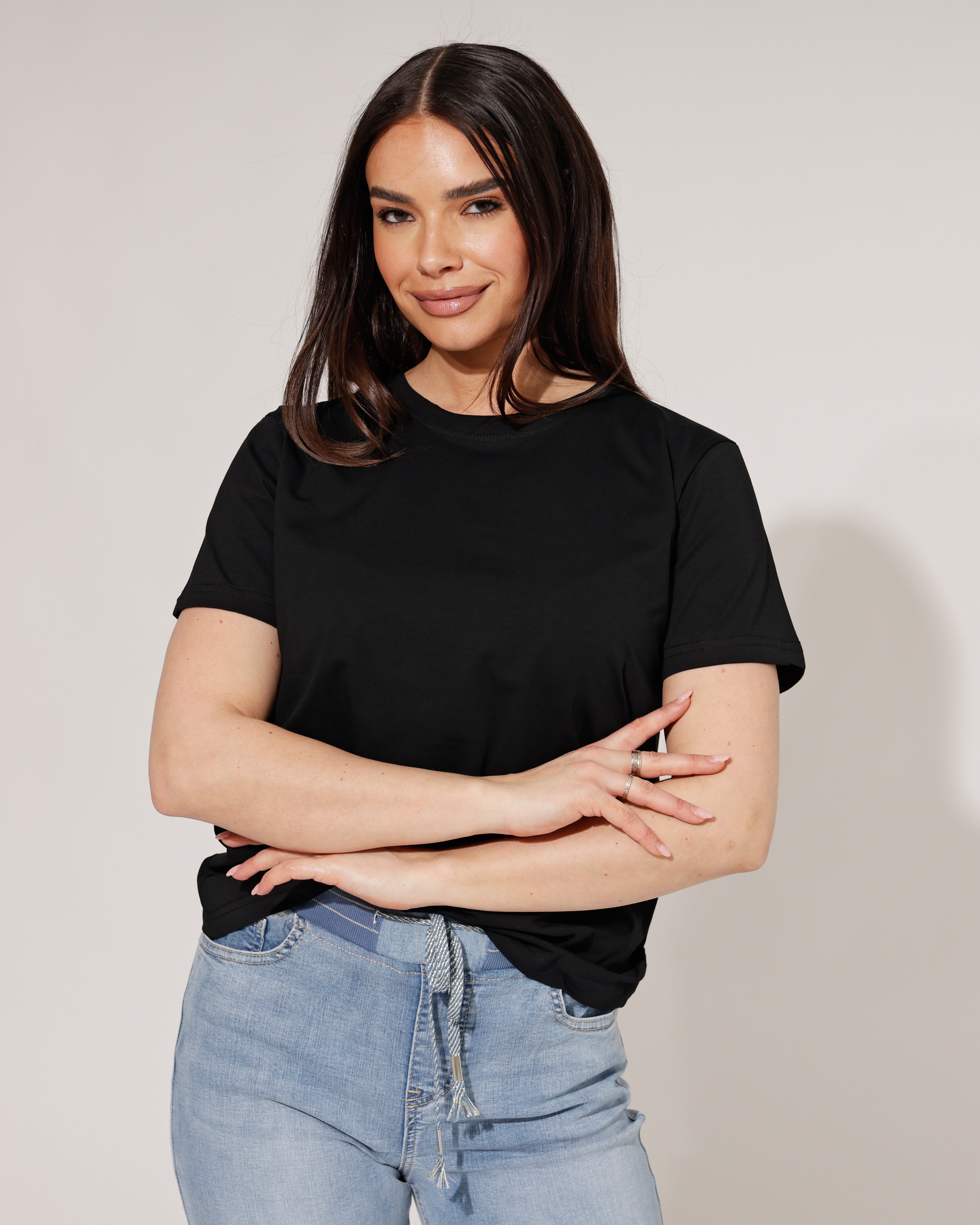Basic T-shirt Claartje Zwart