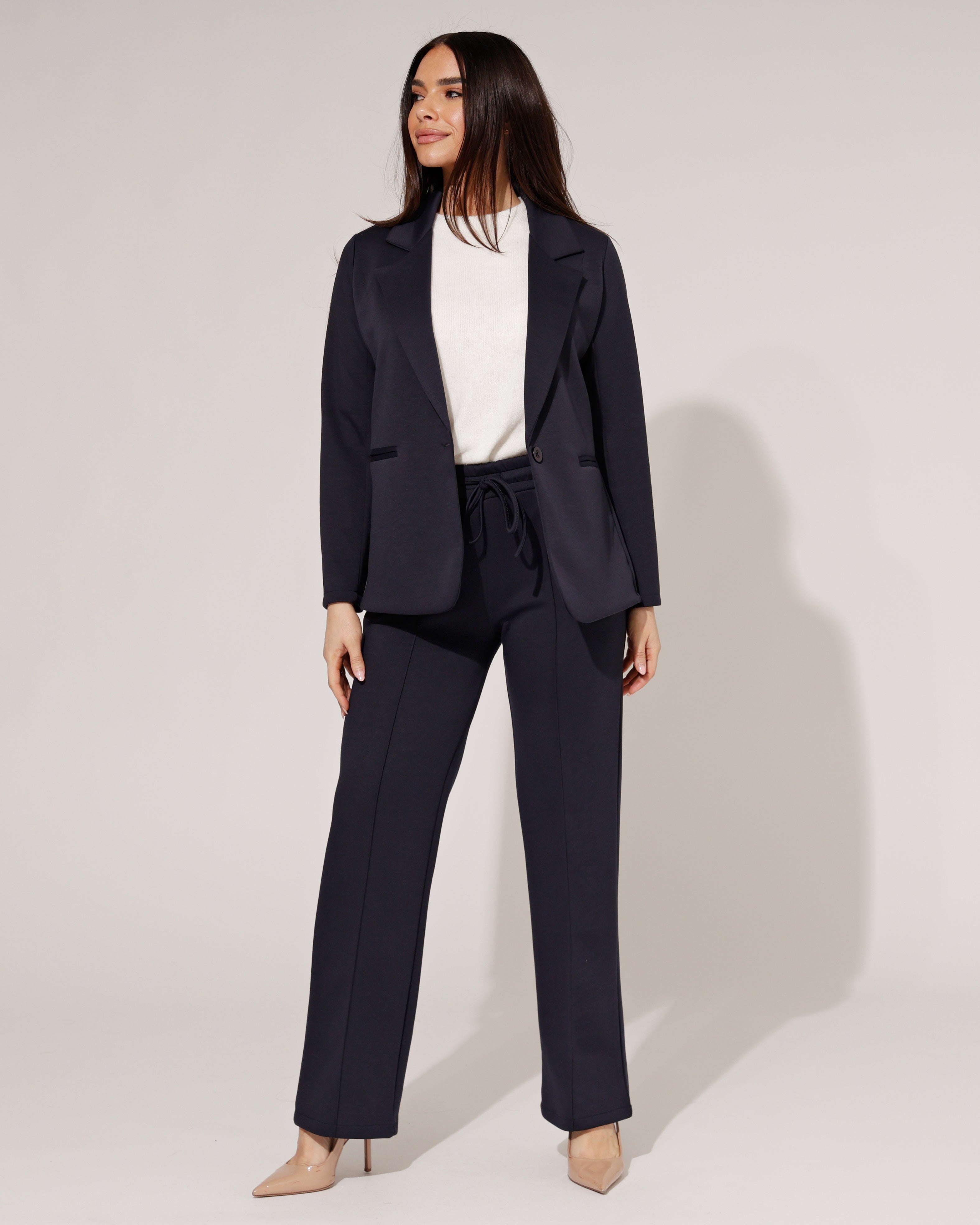 Rechte broek Marlot Donkerblauw