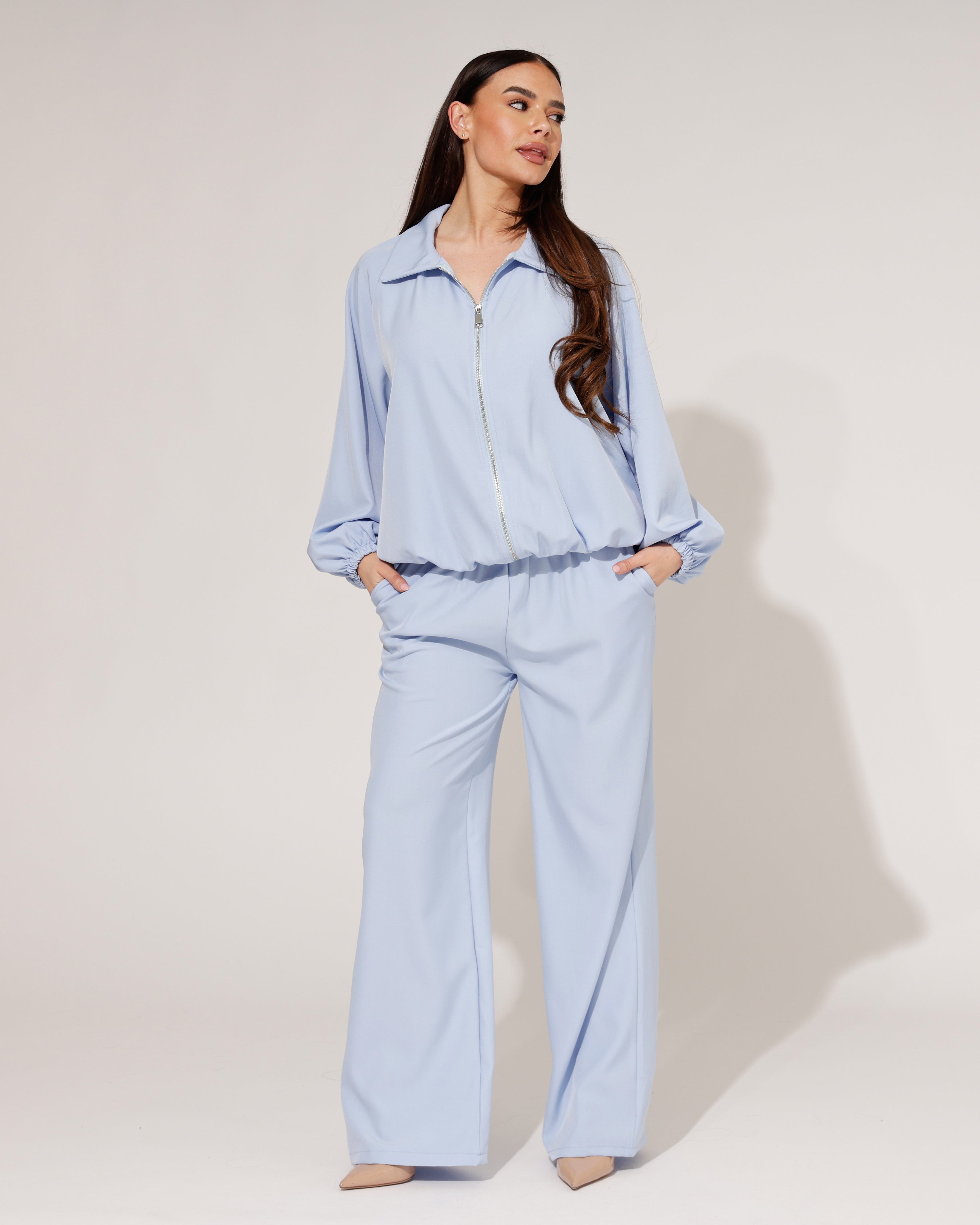 Co-ord set Mindey Blauw