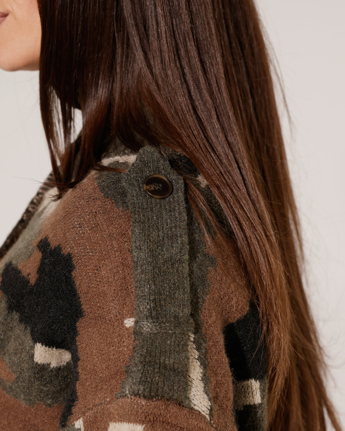 Vest met knopen en strik Trace Army