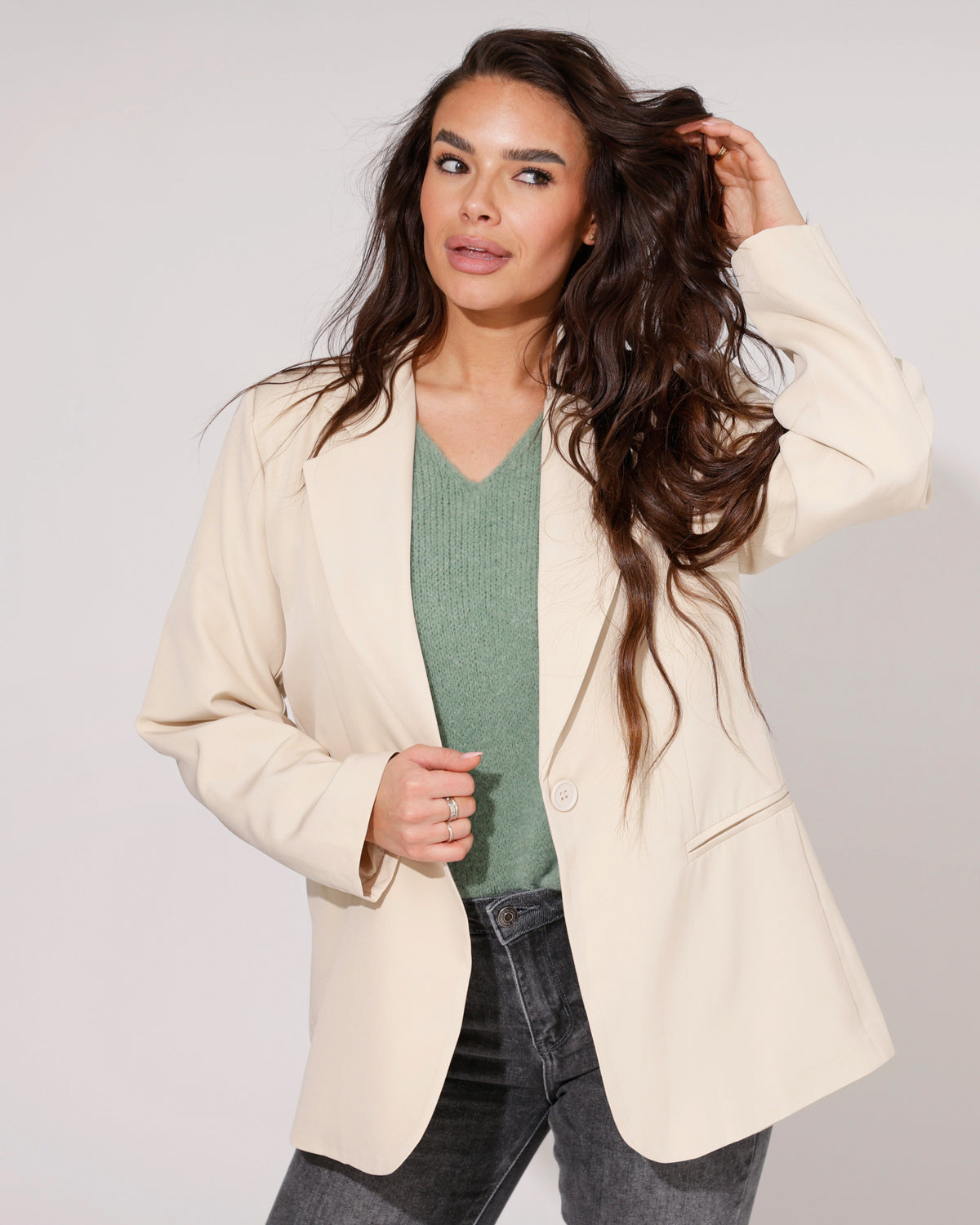 Blazer Lilly in zand