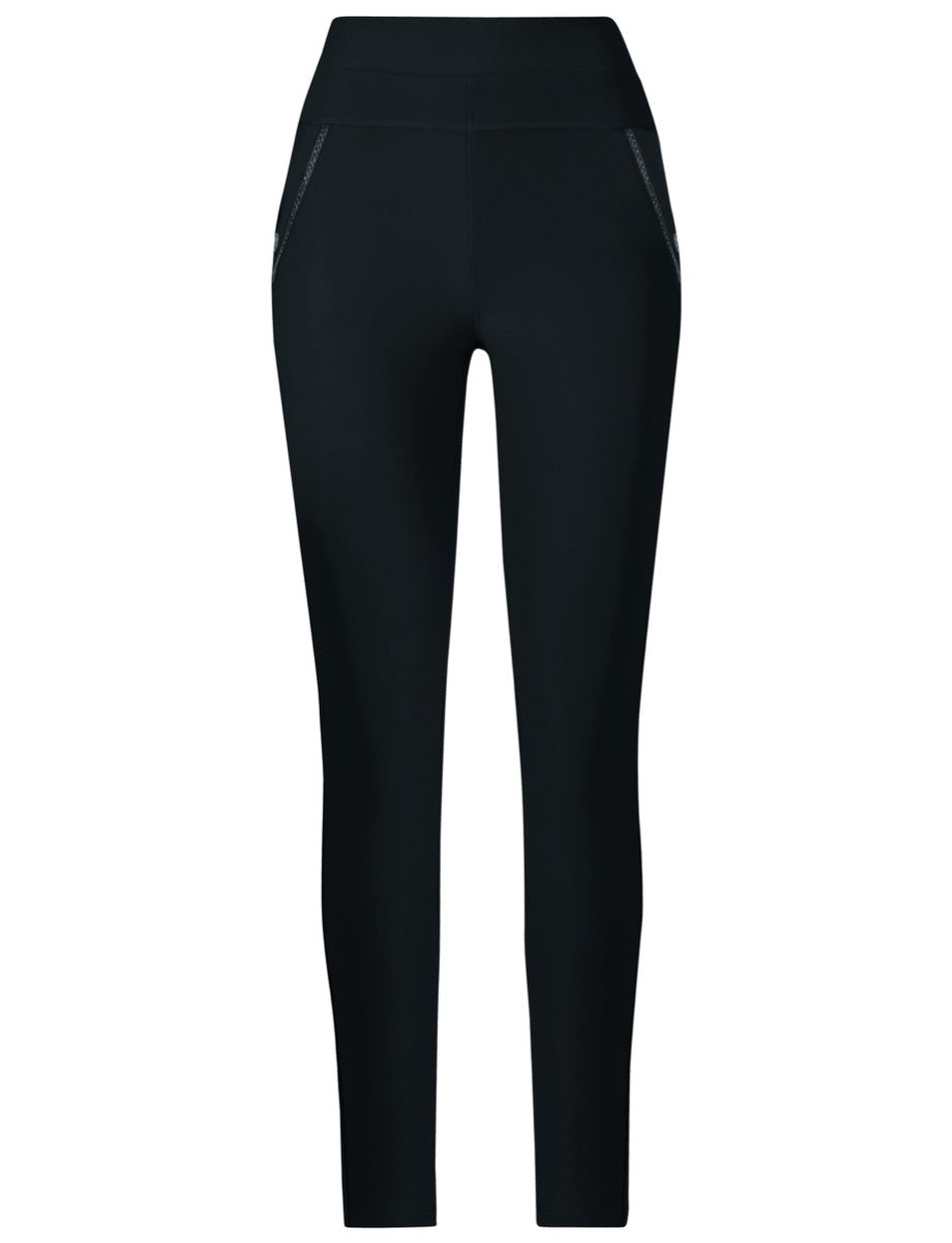 Yu & Me broek Livia zwart dames rechte comfortabele broek