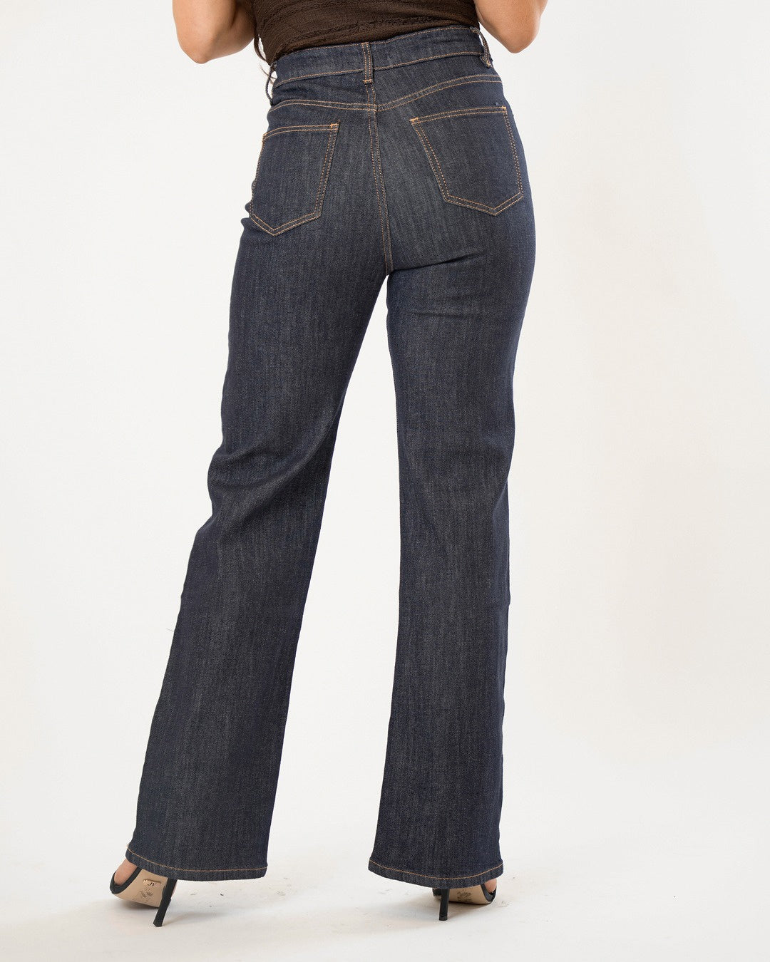 Norfy | Wide leg jeans Zoe Donkerblauw
