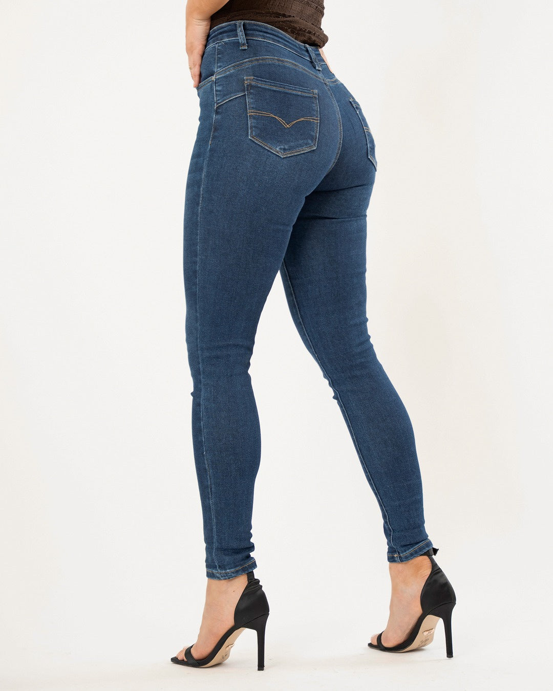 Redseventy | Skinny jeans Linney-15 Donkerblauw