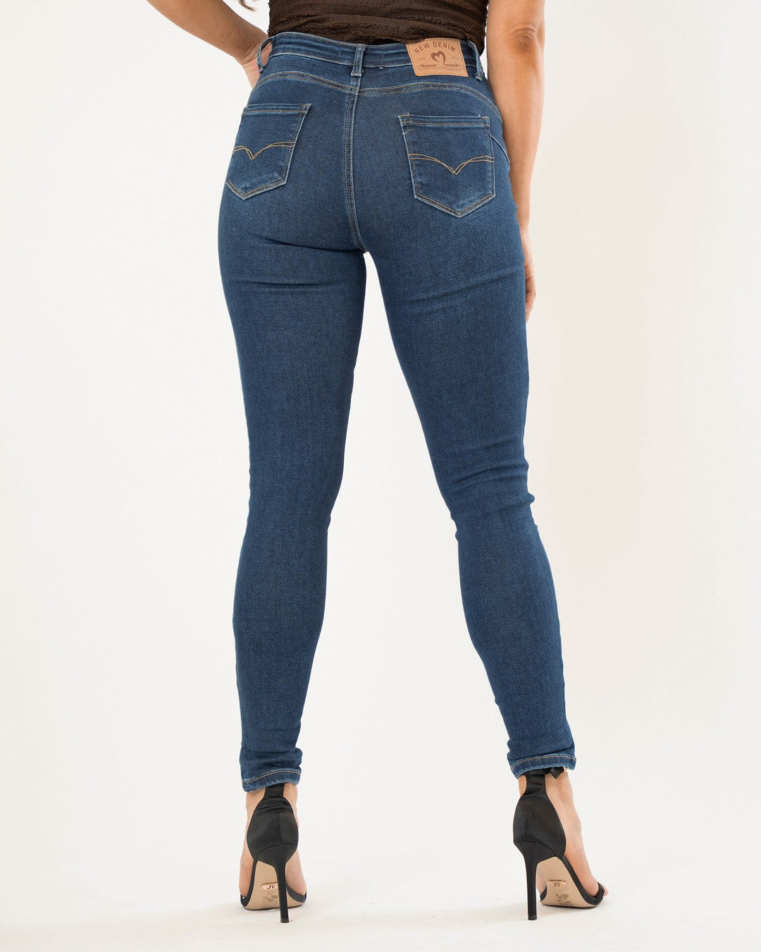 Redseventy | Skinny jeans Linney-15 Donkerblauw