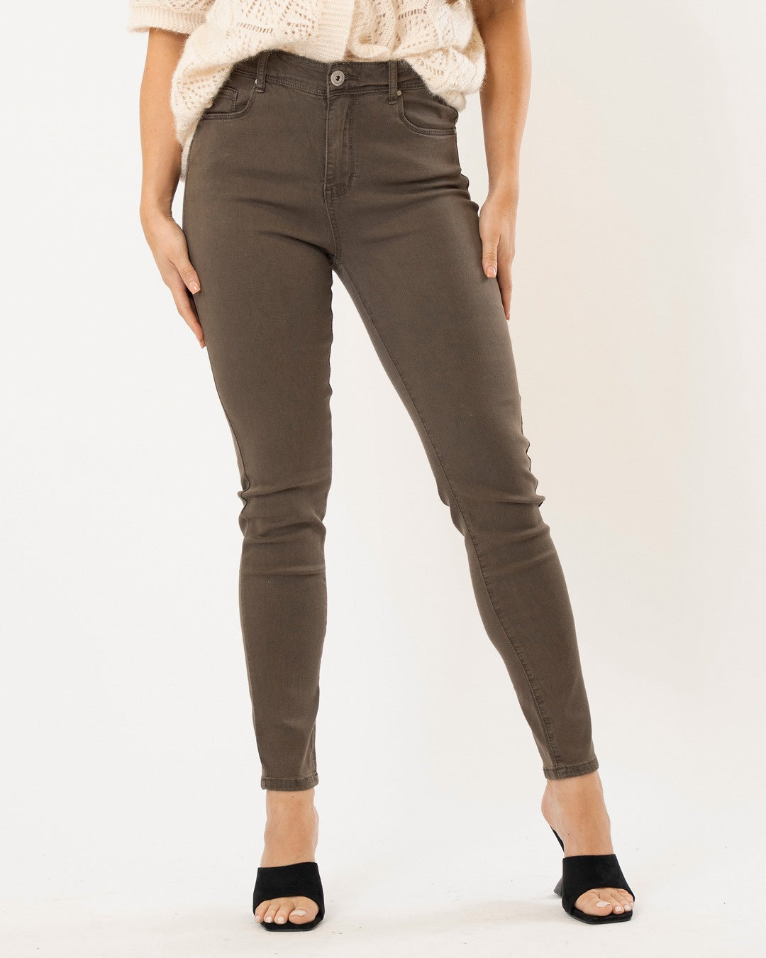 Goodies | Skinny jeans Lou-28 Bruin