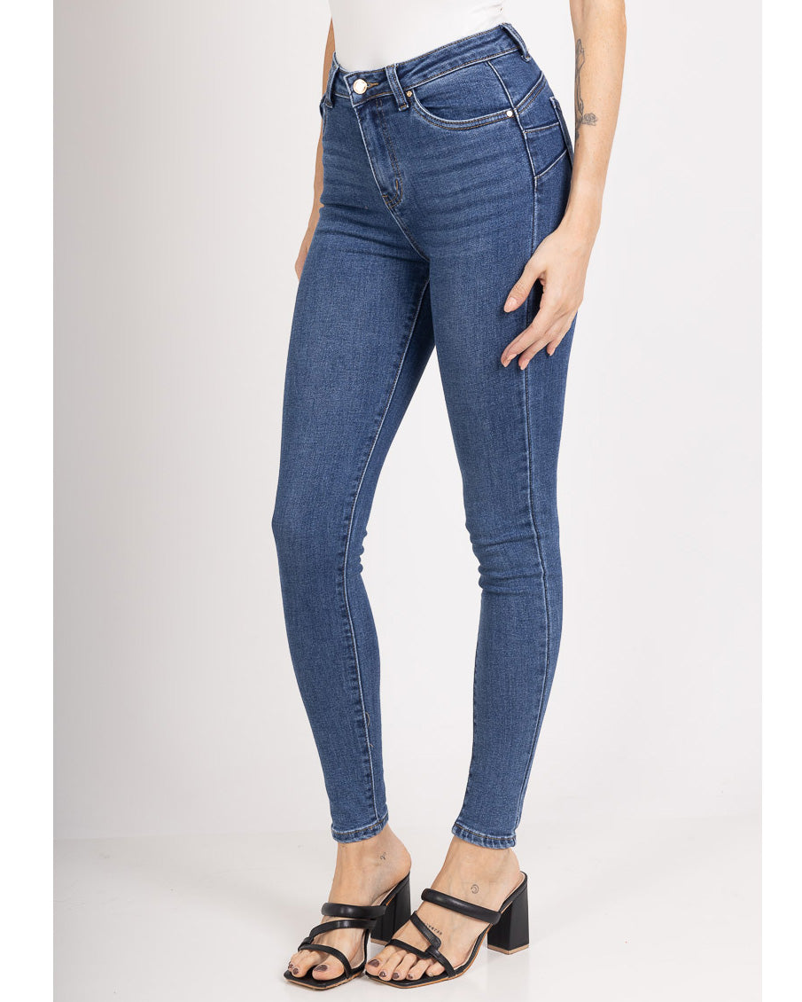 Goodies Skinny jeans Jola in donkerblauw, extra aanzicht 2