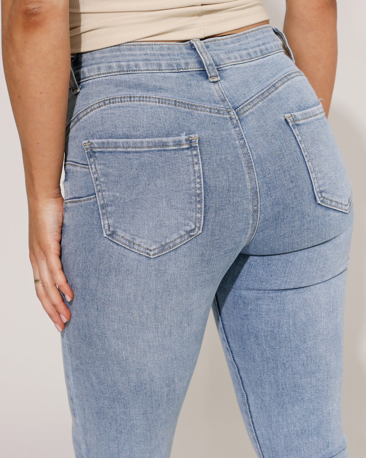 Goodies Skinny jeans Noe in blauw, extra aanzicht 4