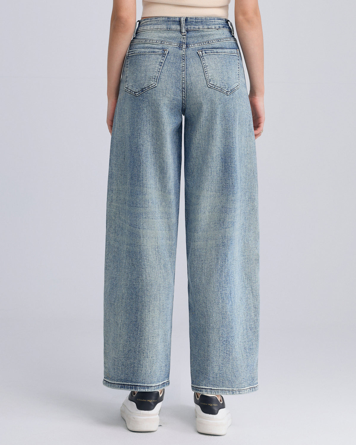 Hello Miss Ballon jeans Noe in blauw, extra aanzicht 2