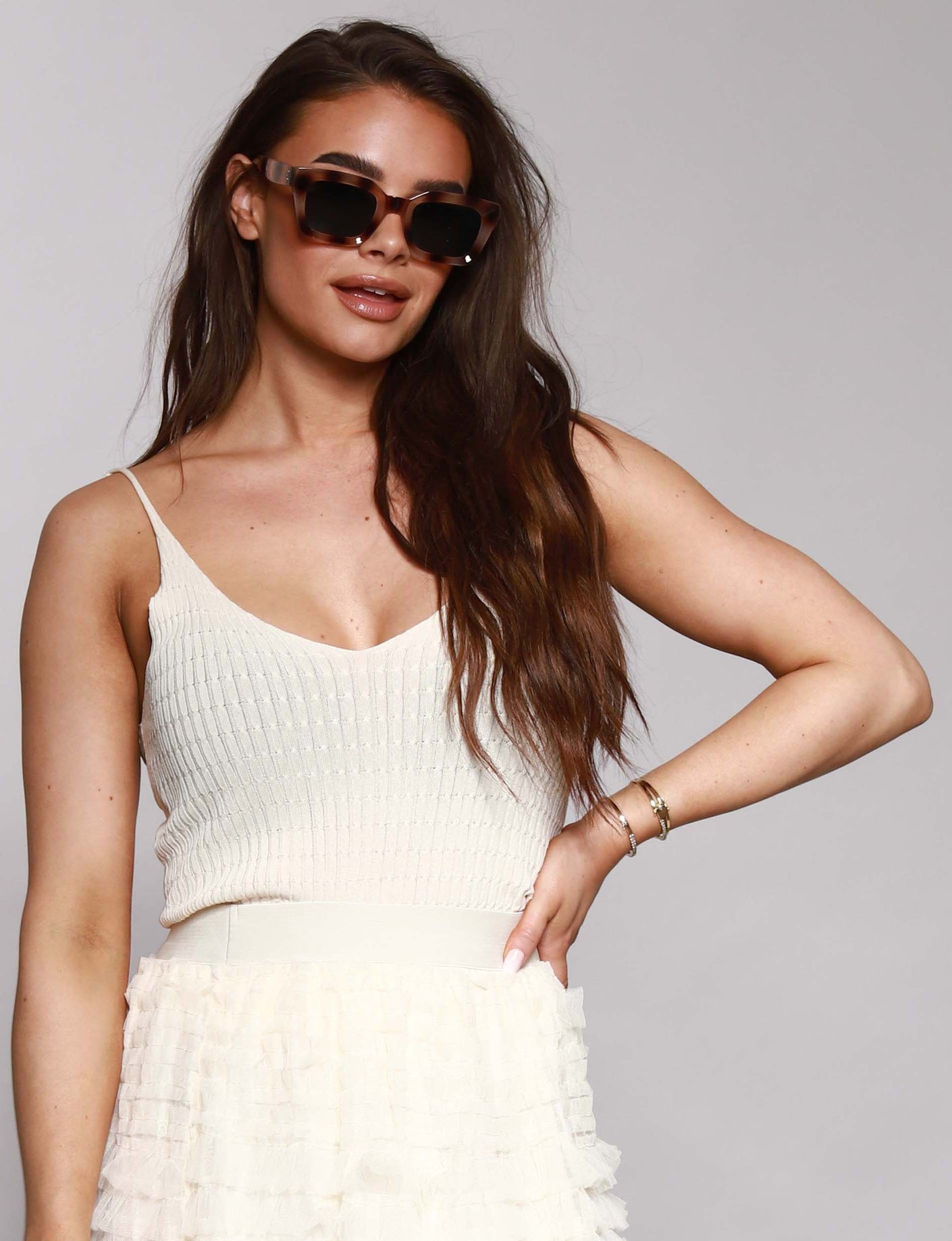 Zonnebril Gaby Lichtbruin