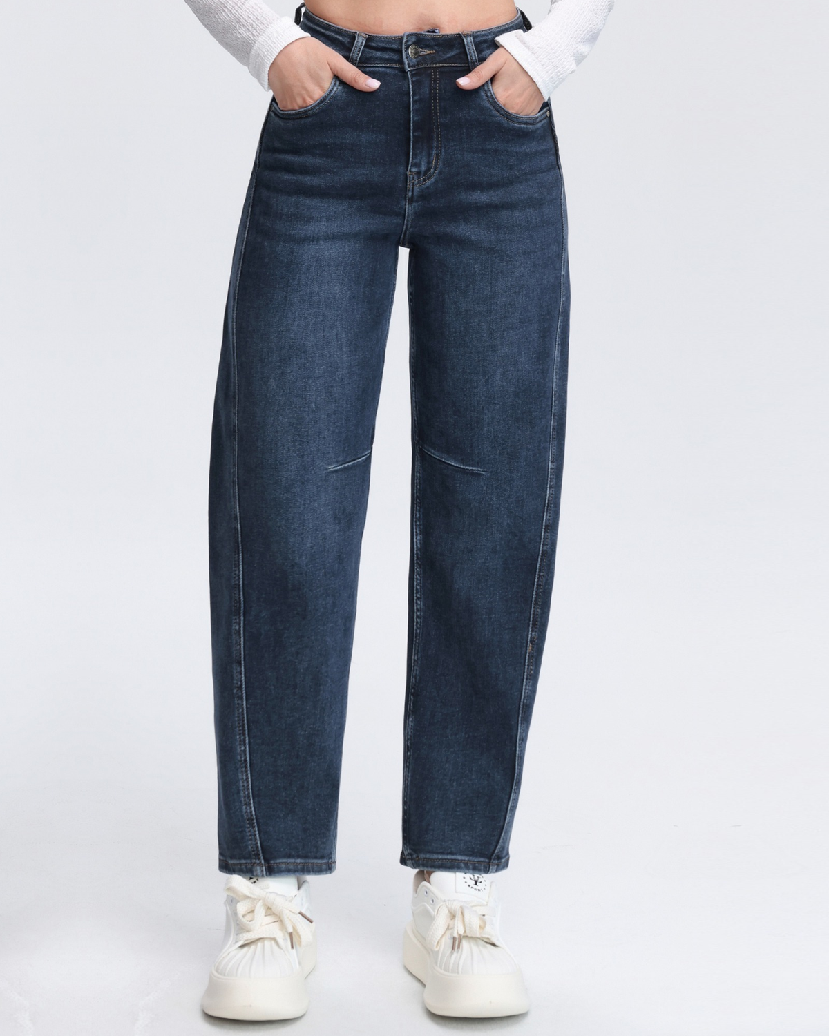 Hello Miss | Ballon jeans Saar-2 Donkerblauw