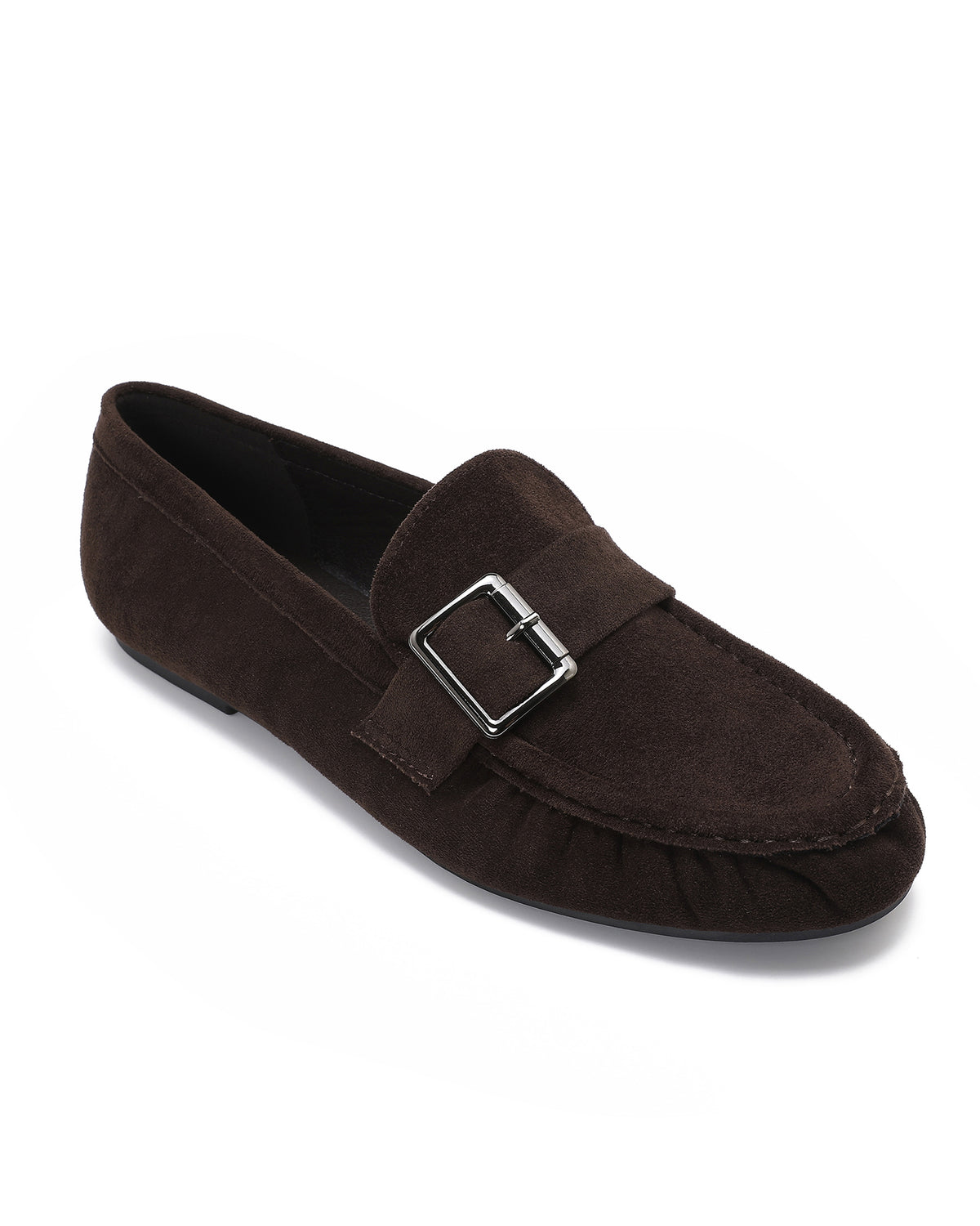 Loafer met gesp Nina in donkerbruin, extra aanzicht 2