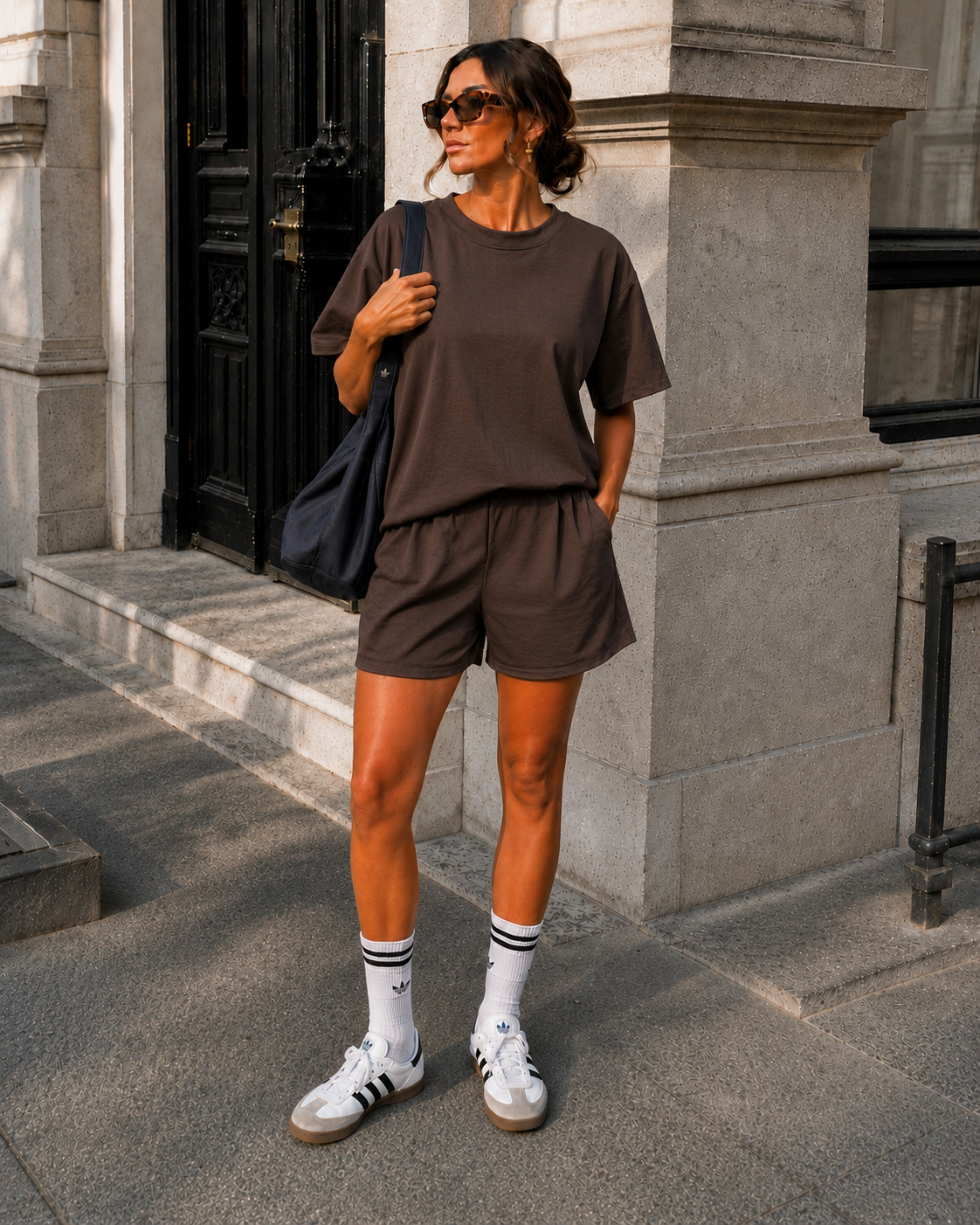Co-ord set ballon top Nina Donkerbruin