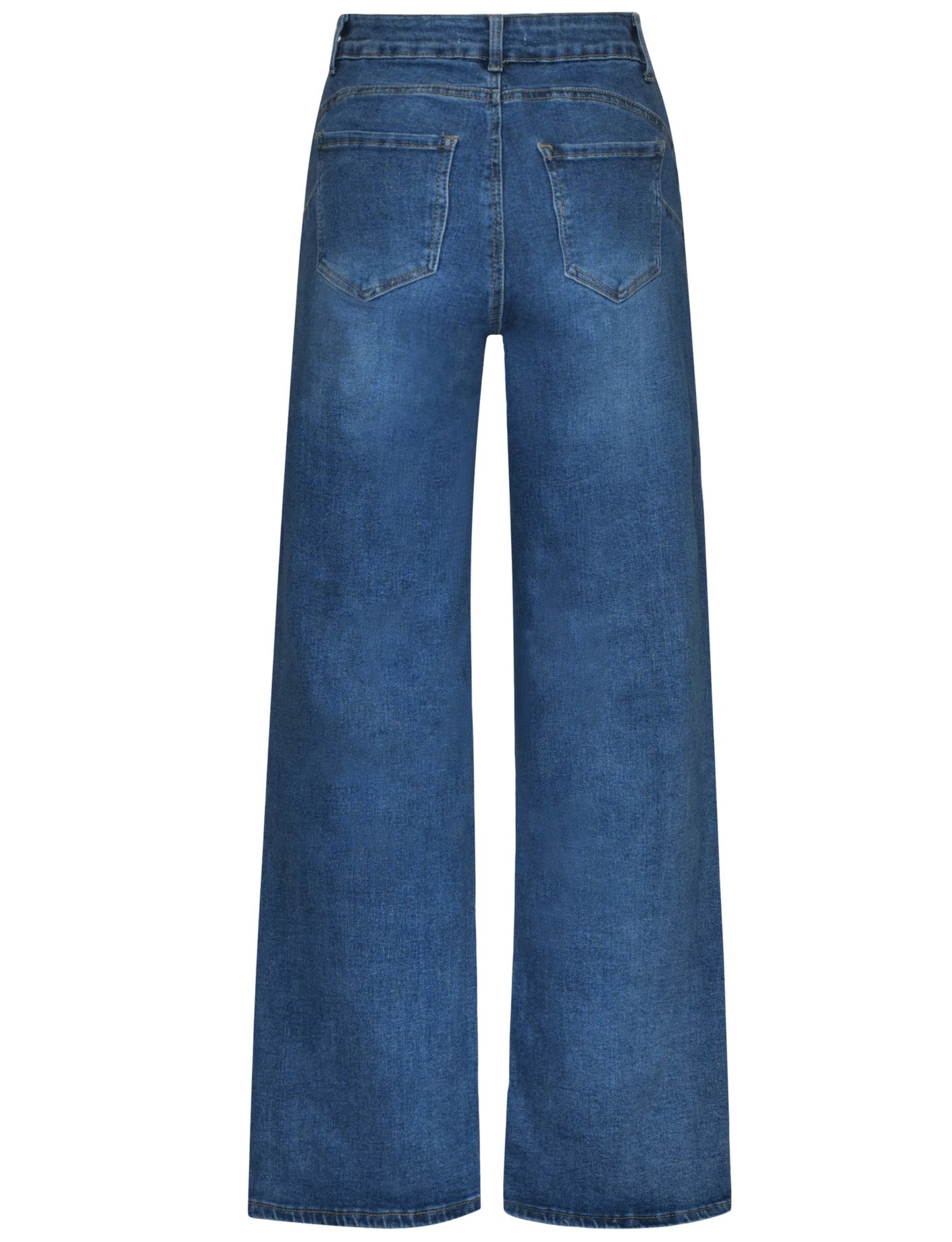 Goodies | Wide leg jeans Jenske Donkerblauw